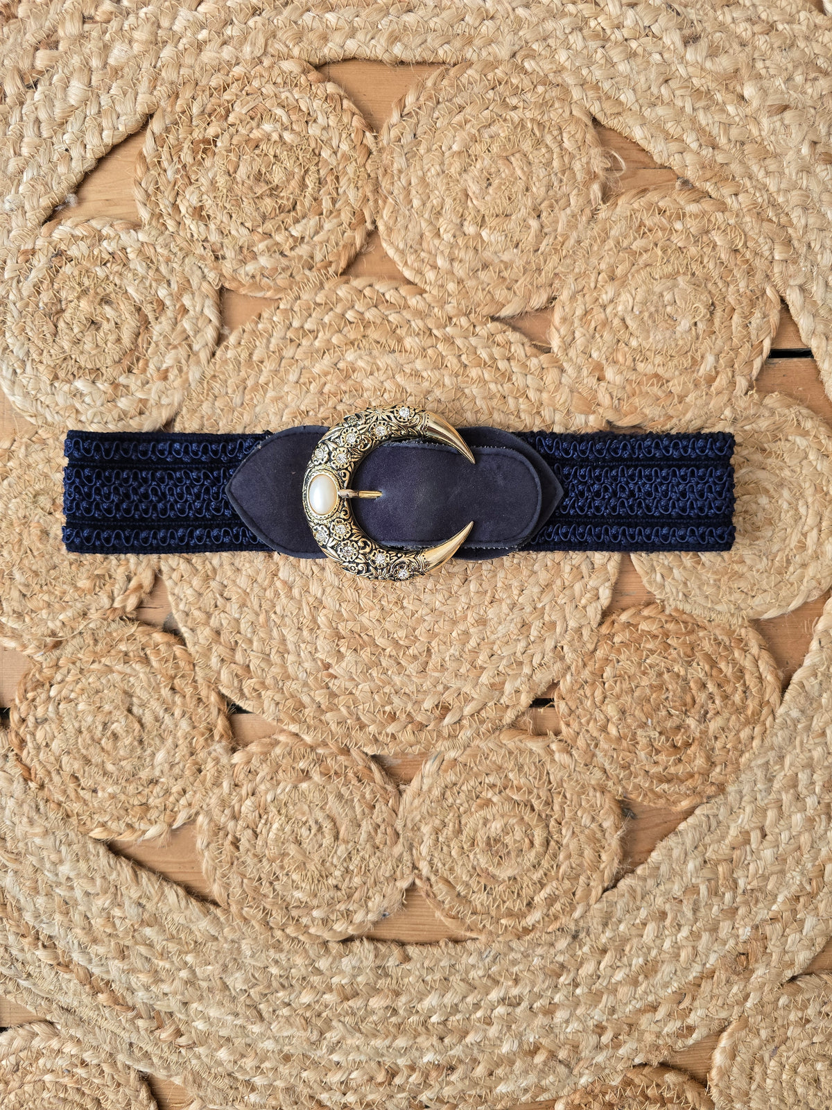 Vintage half moon belt