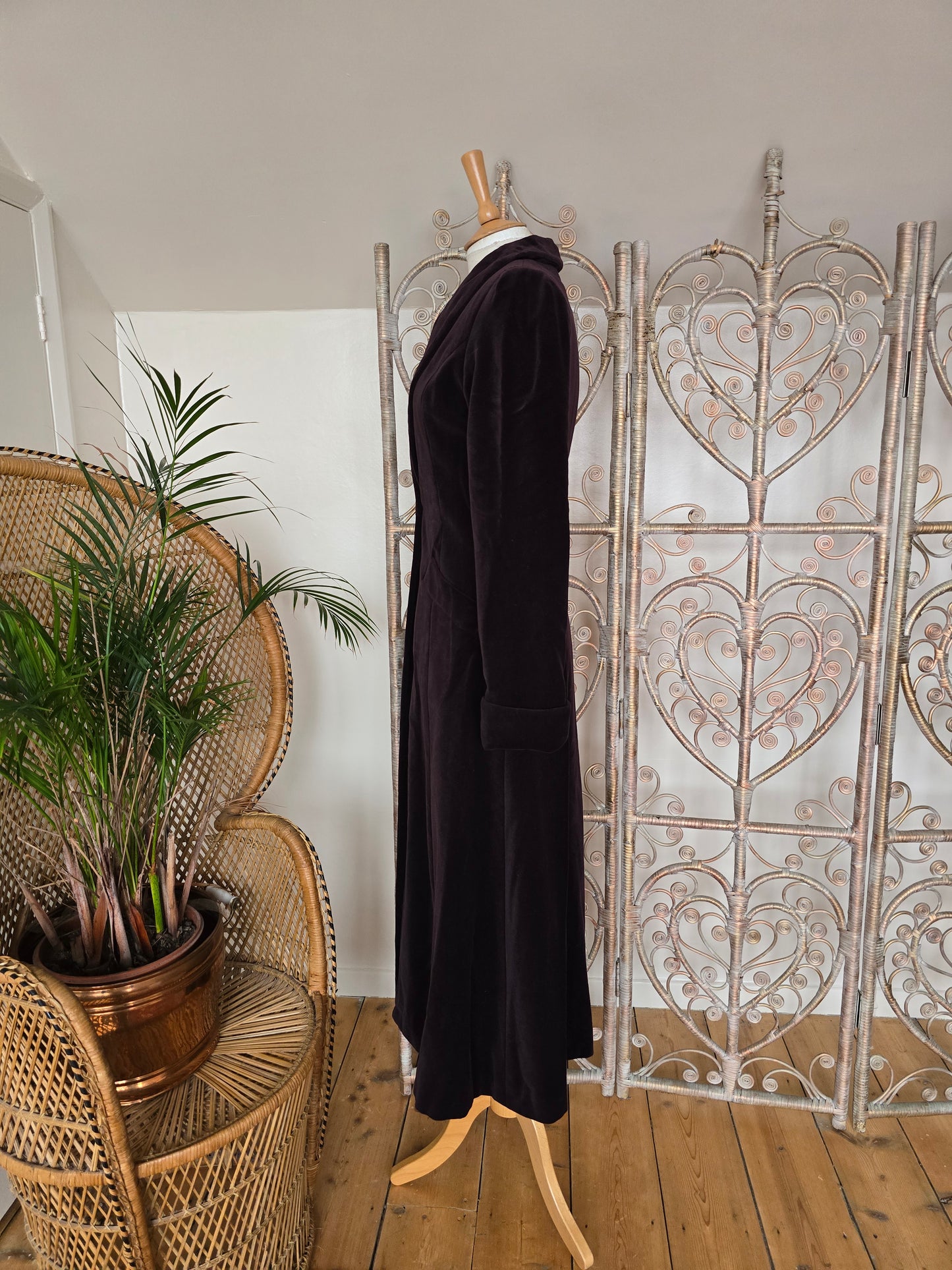 Vintage Biba velvet coat