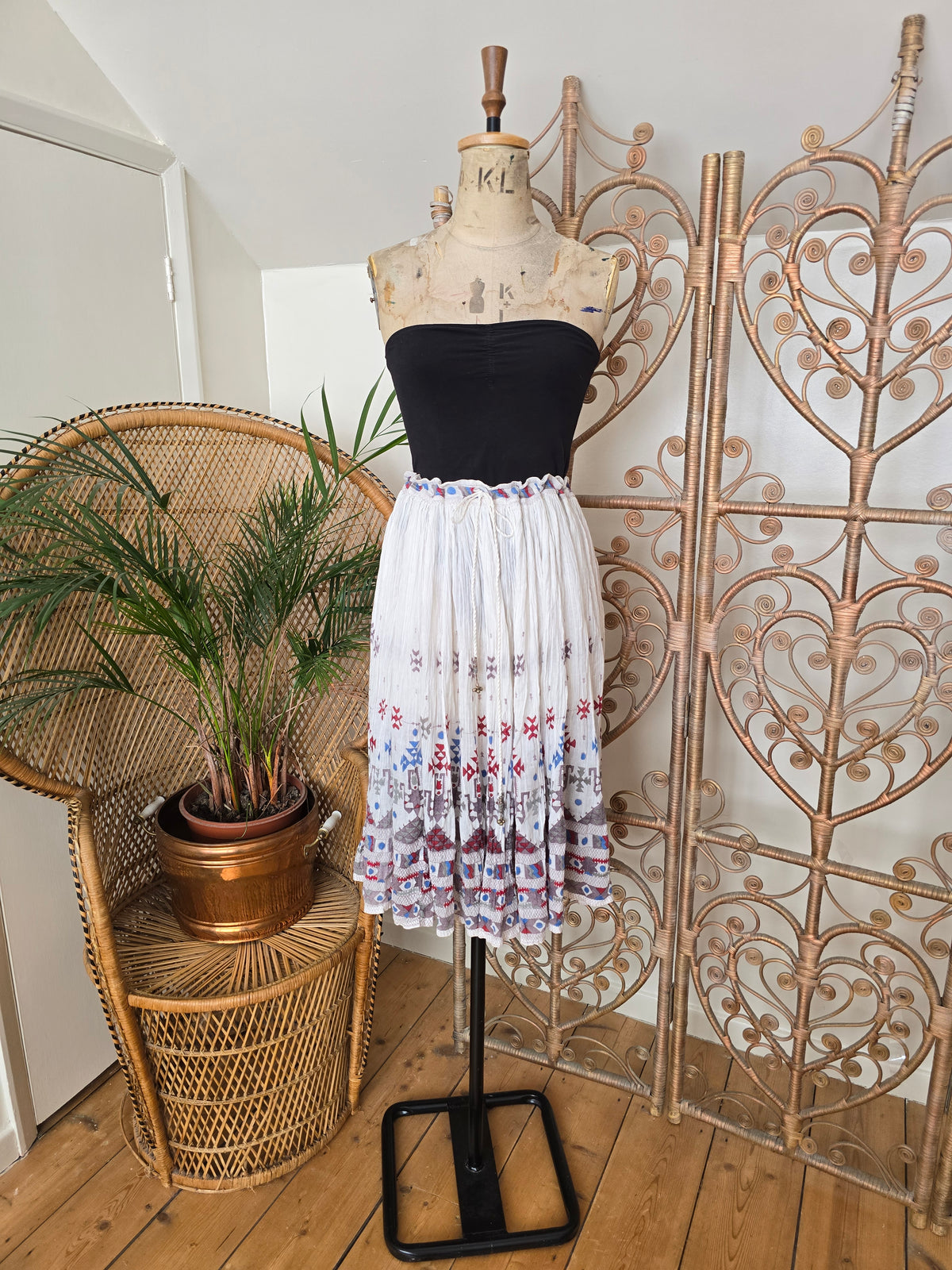 Vintage Mayur Indian skirt