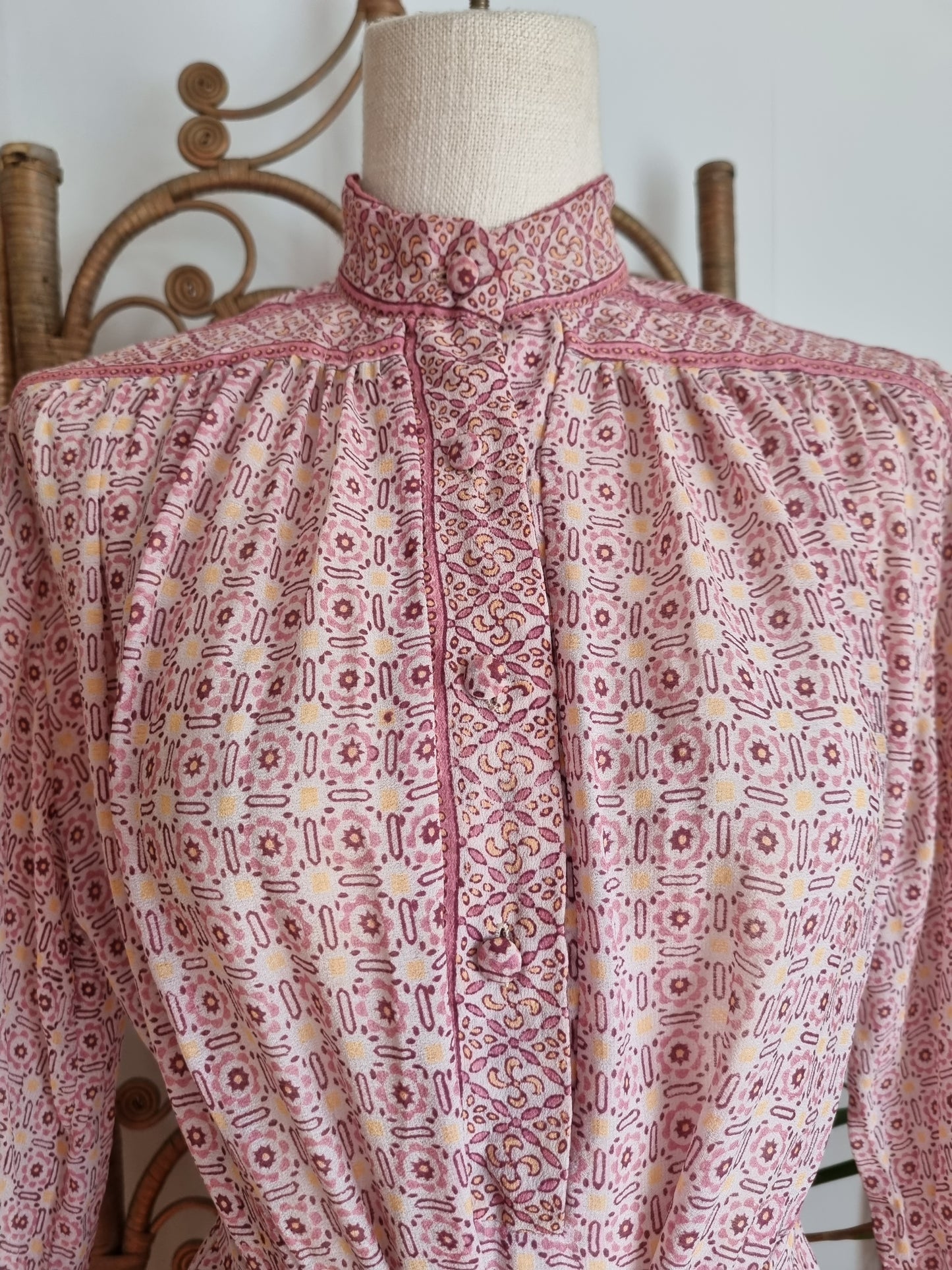 Vintage Indian silk dress