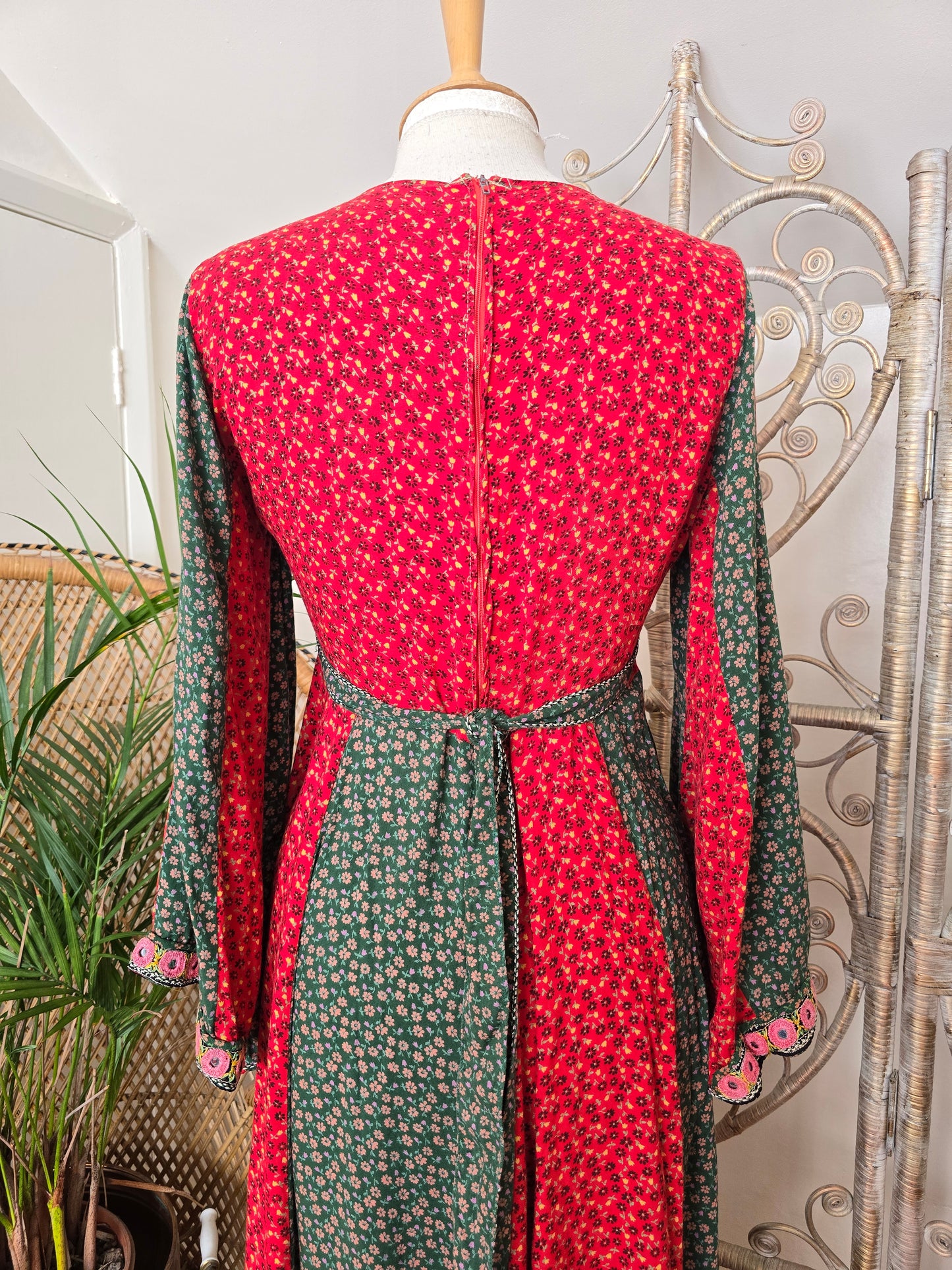 Vintage embroidered dress