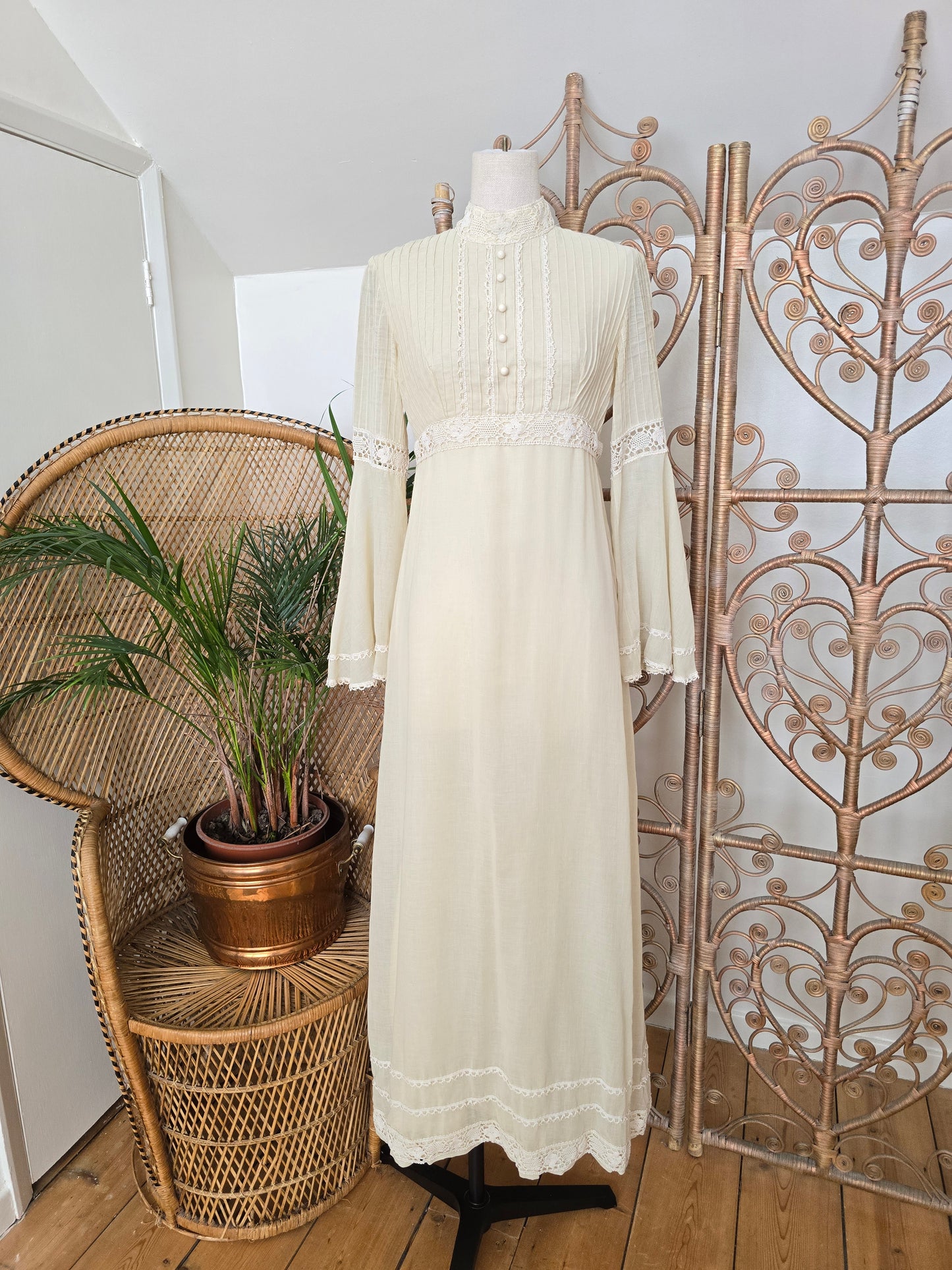Vintage After six by Ronald Joyce 70s maxi dress