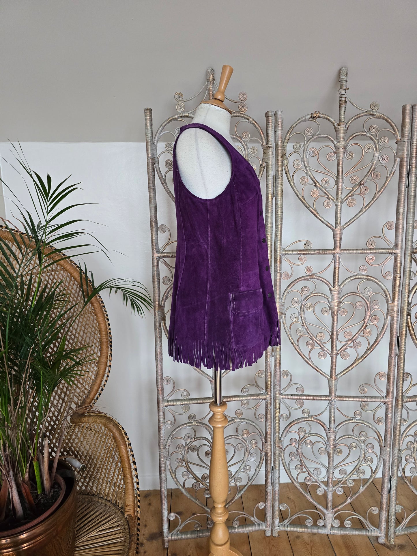 Vintage suede tunic