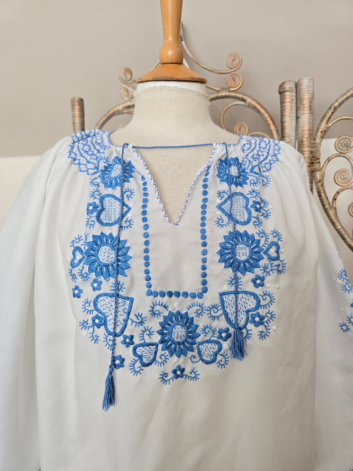 Vintage embroidered blouse