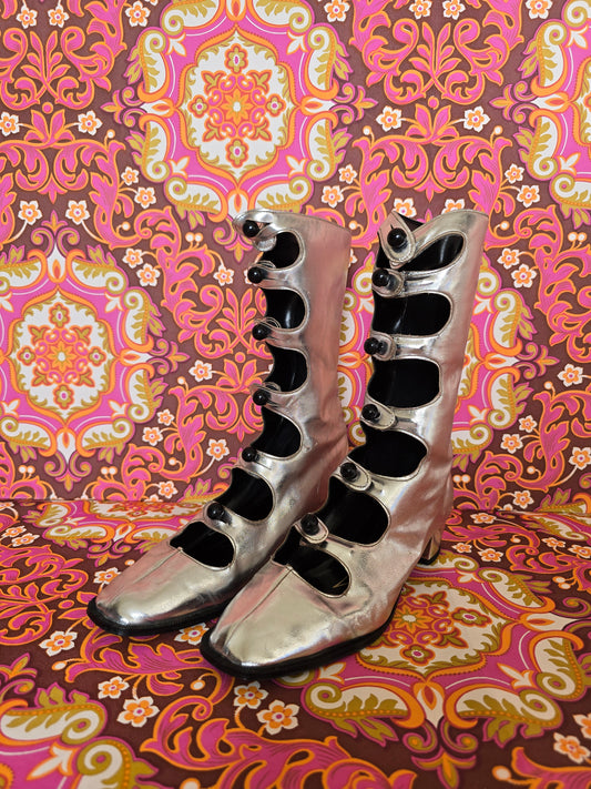 Vintage Roma, styled by Roberta 60s boots uk size 3/4  Eur 36/37 us 5/6