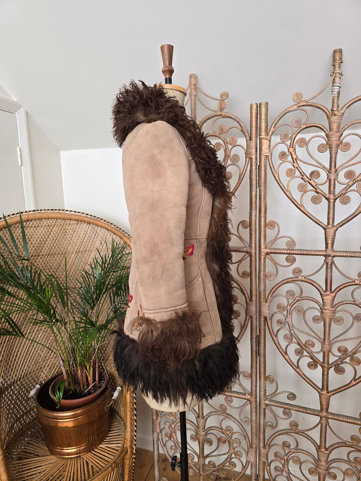 Vintage embroidered coat