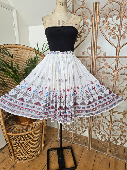 Vintage Mayur Indian skirt