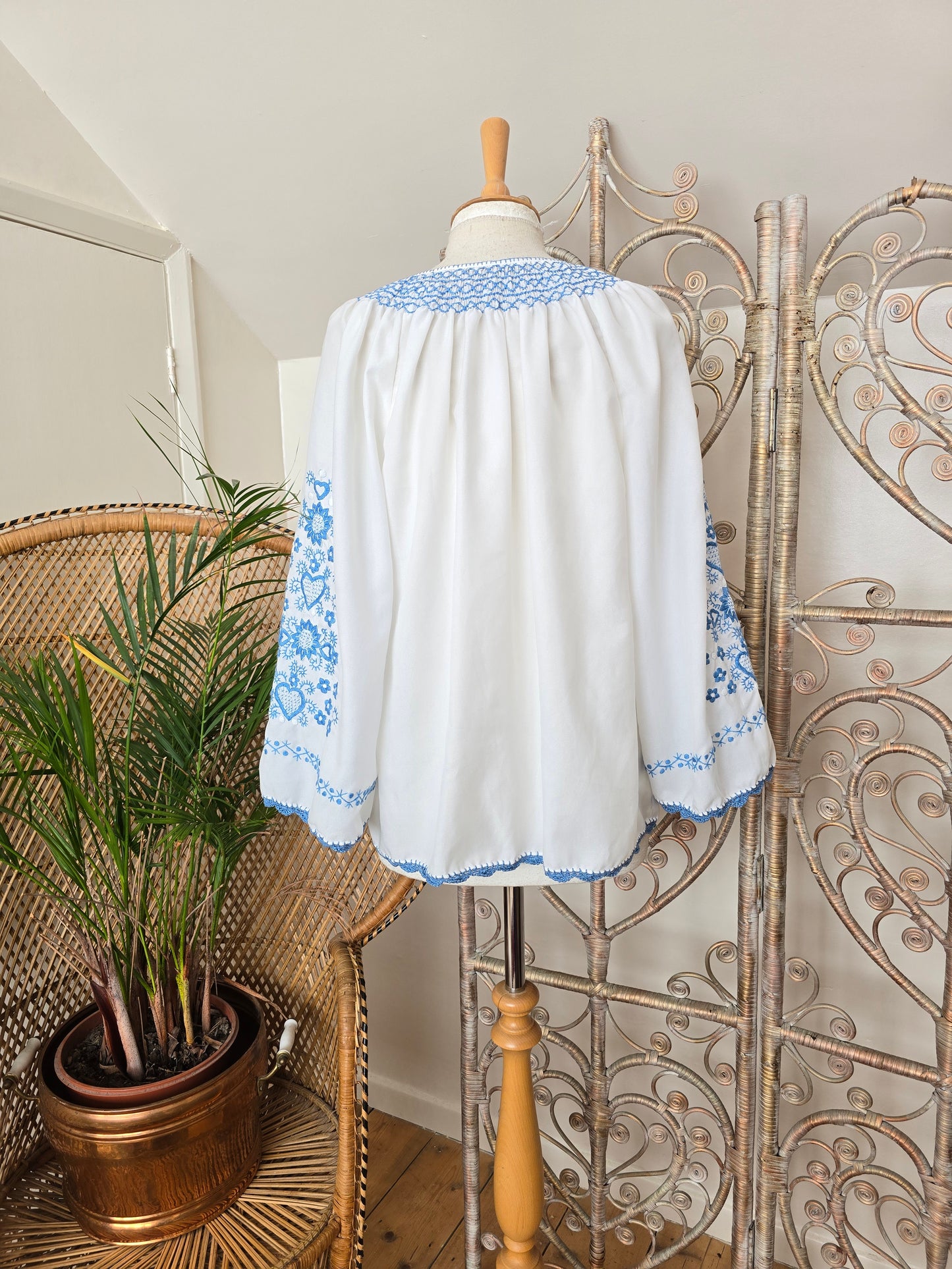 Vintage embroidered blouse