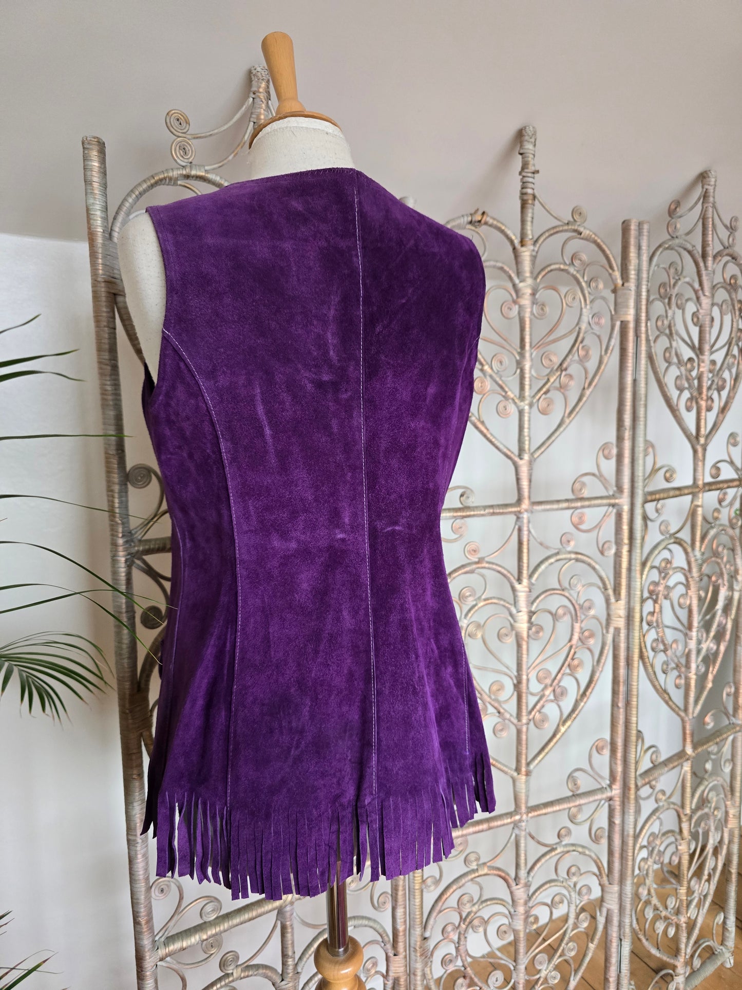 Vintage suede tunic
