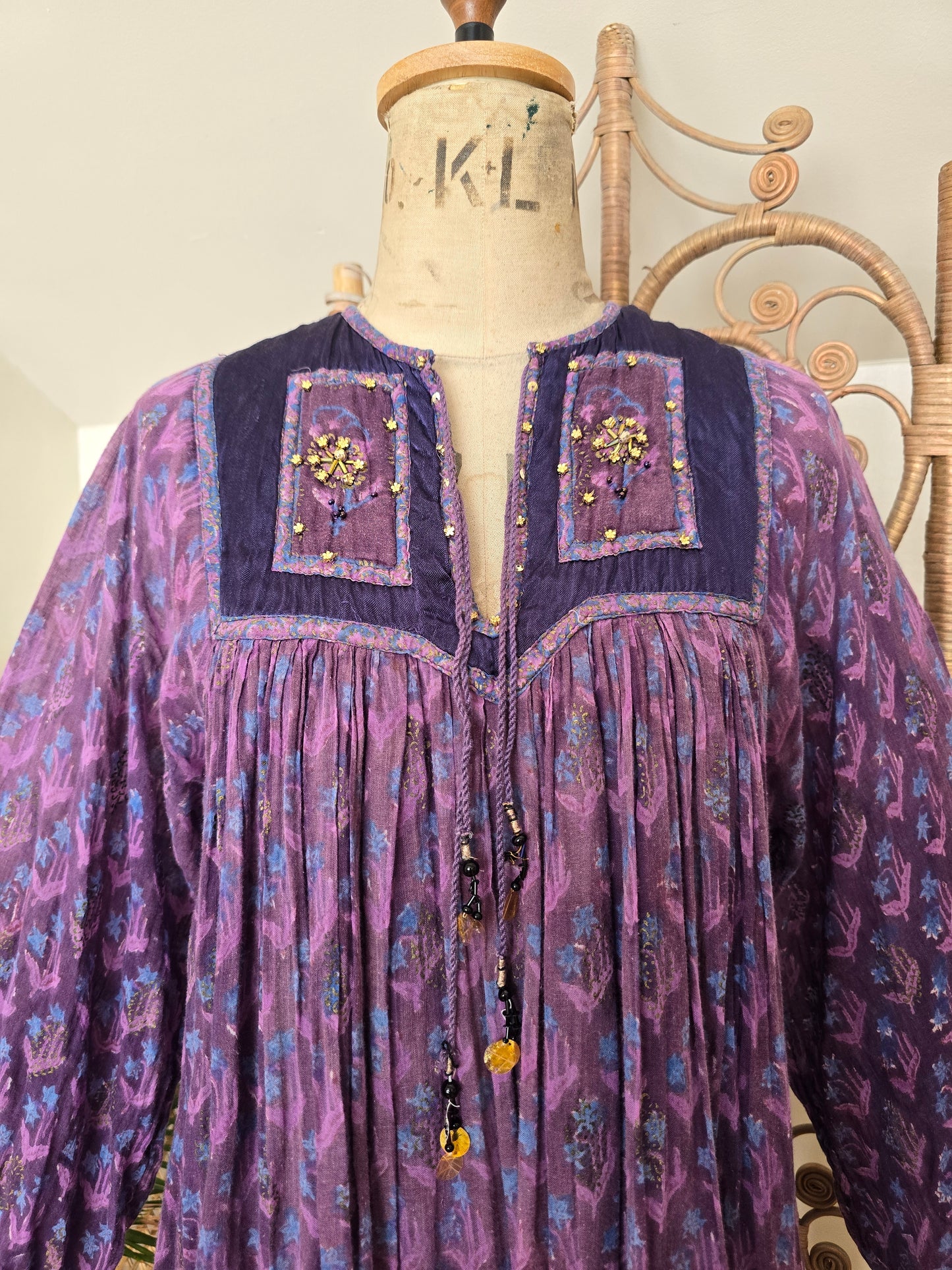Vintage Interlinks of London Indian dress