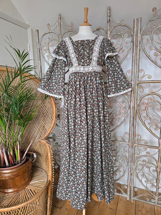 Vintage 70s maxi dress