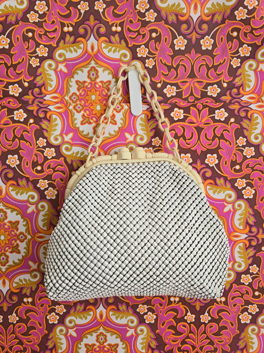 Vintage Oroton chain mail purse bag