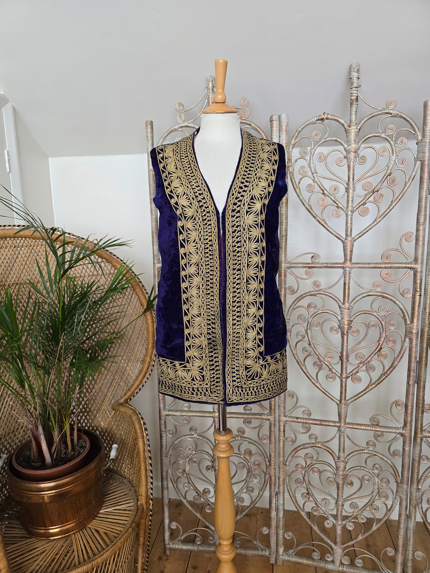 Vintage Antique velvet waistcoat