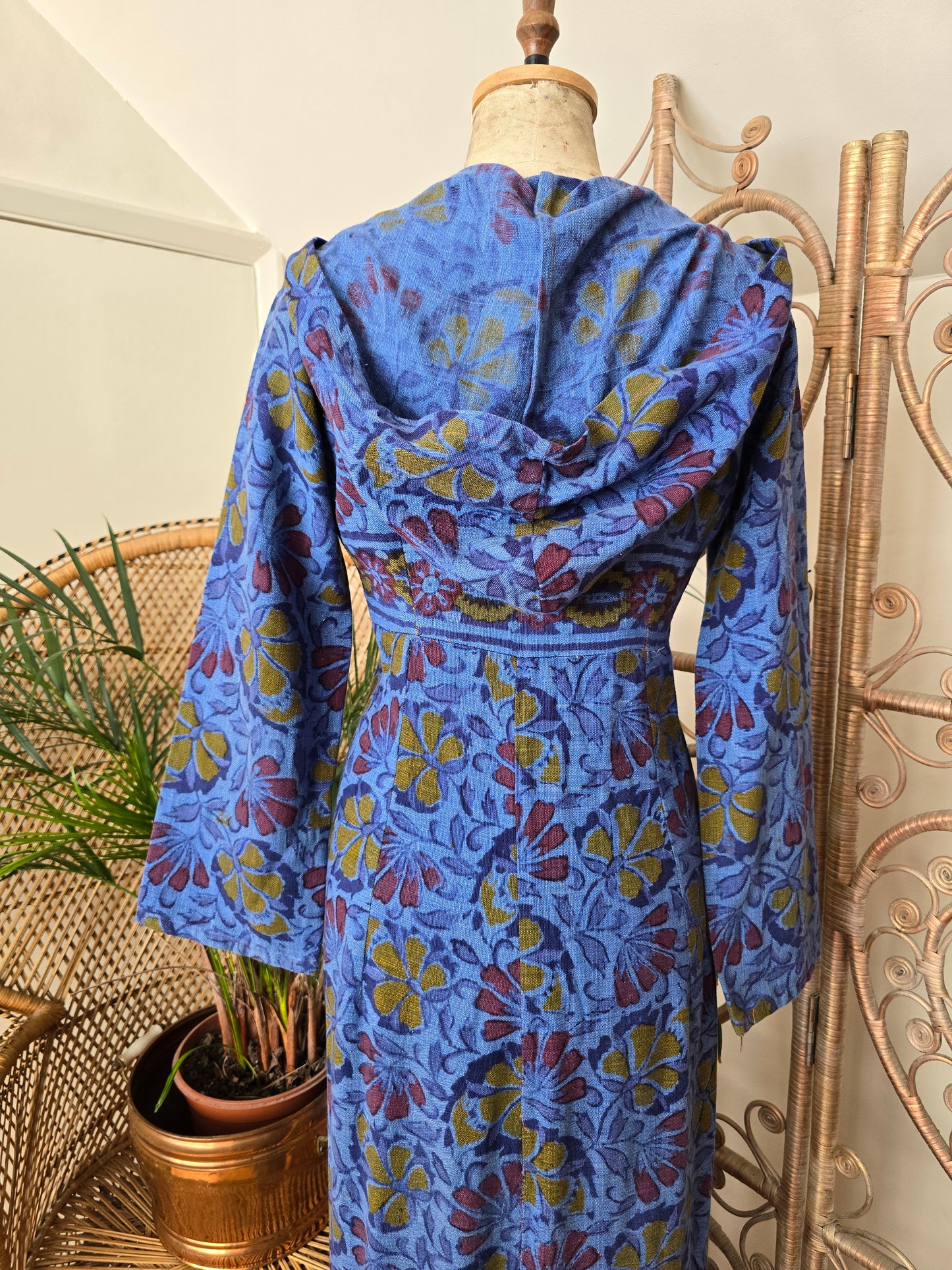 Vintage Indian cotton jacket dress