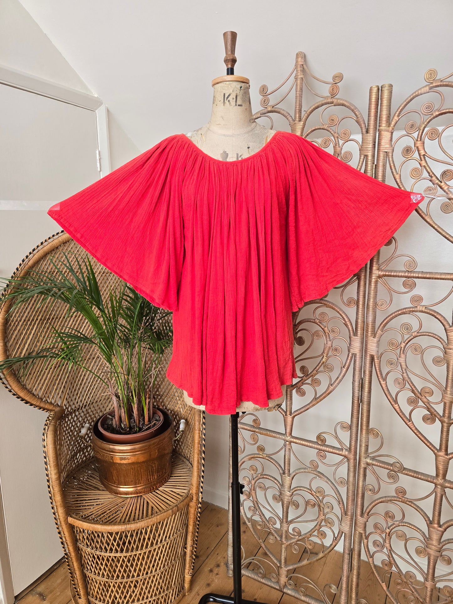 Vintage cheesecloth tunic