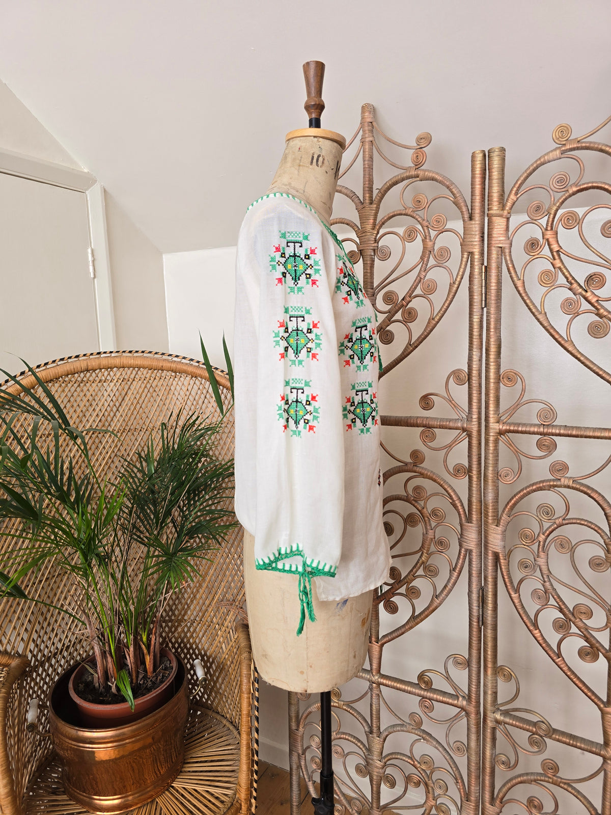Vintage embroidered blouse