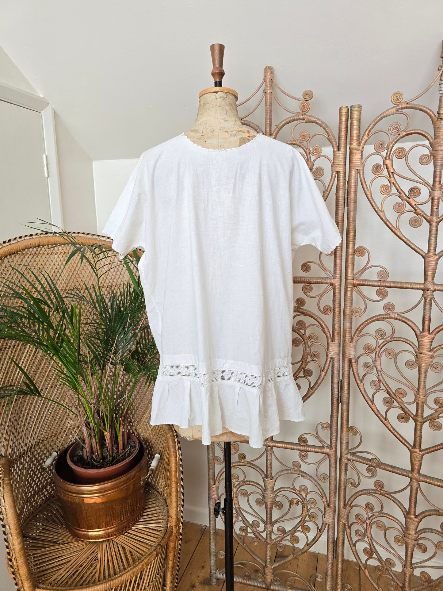 Vintage Antique cotton tunic