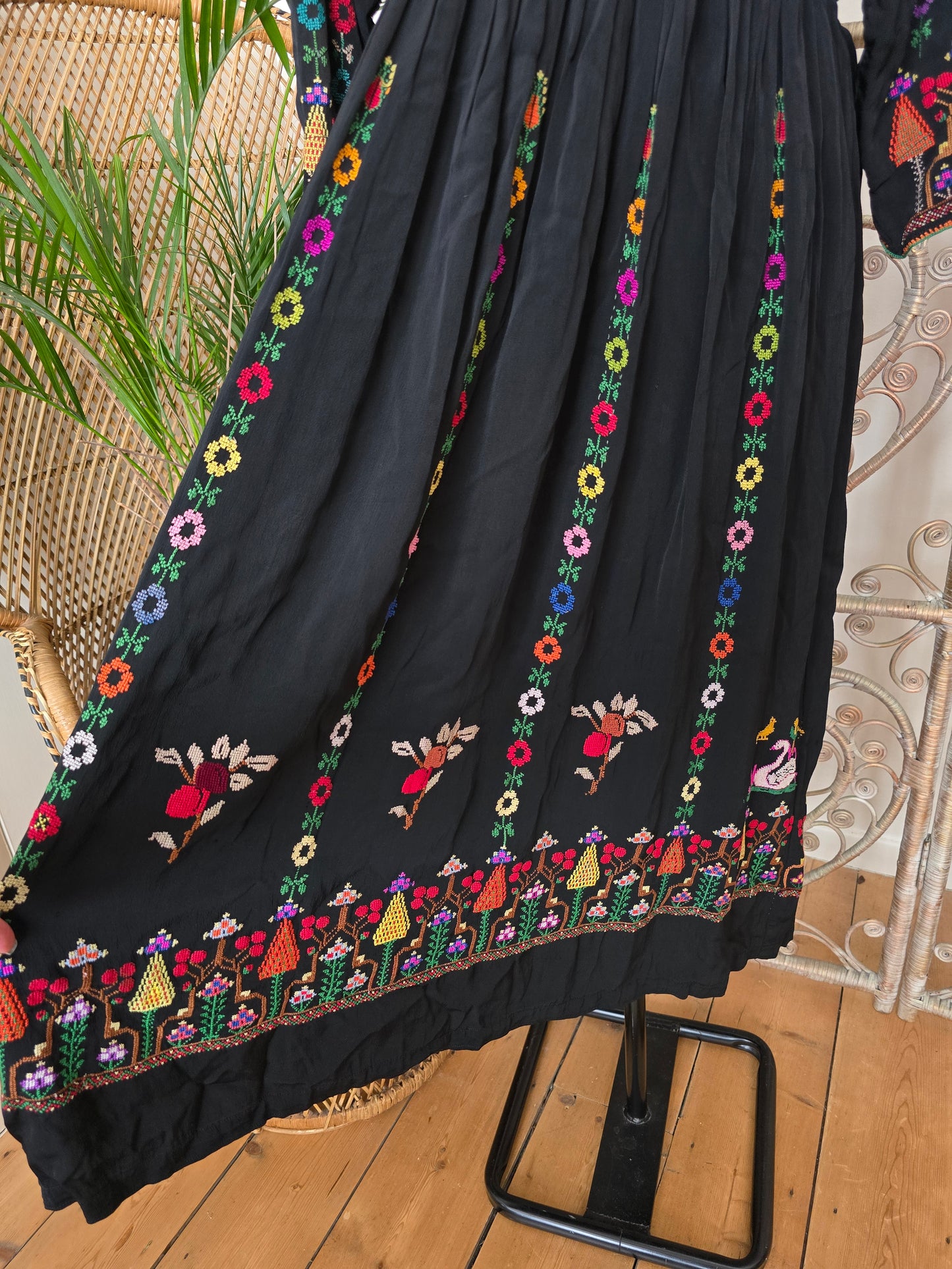 Vintage Syrian embroidered dress