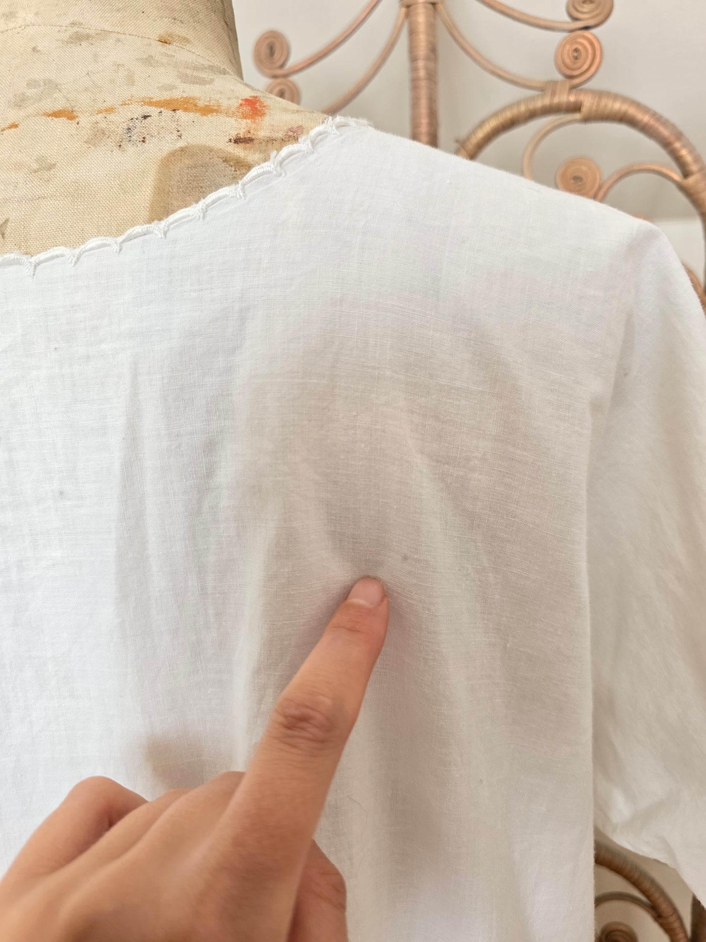 Vintage Antique cotton tunic