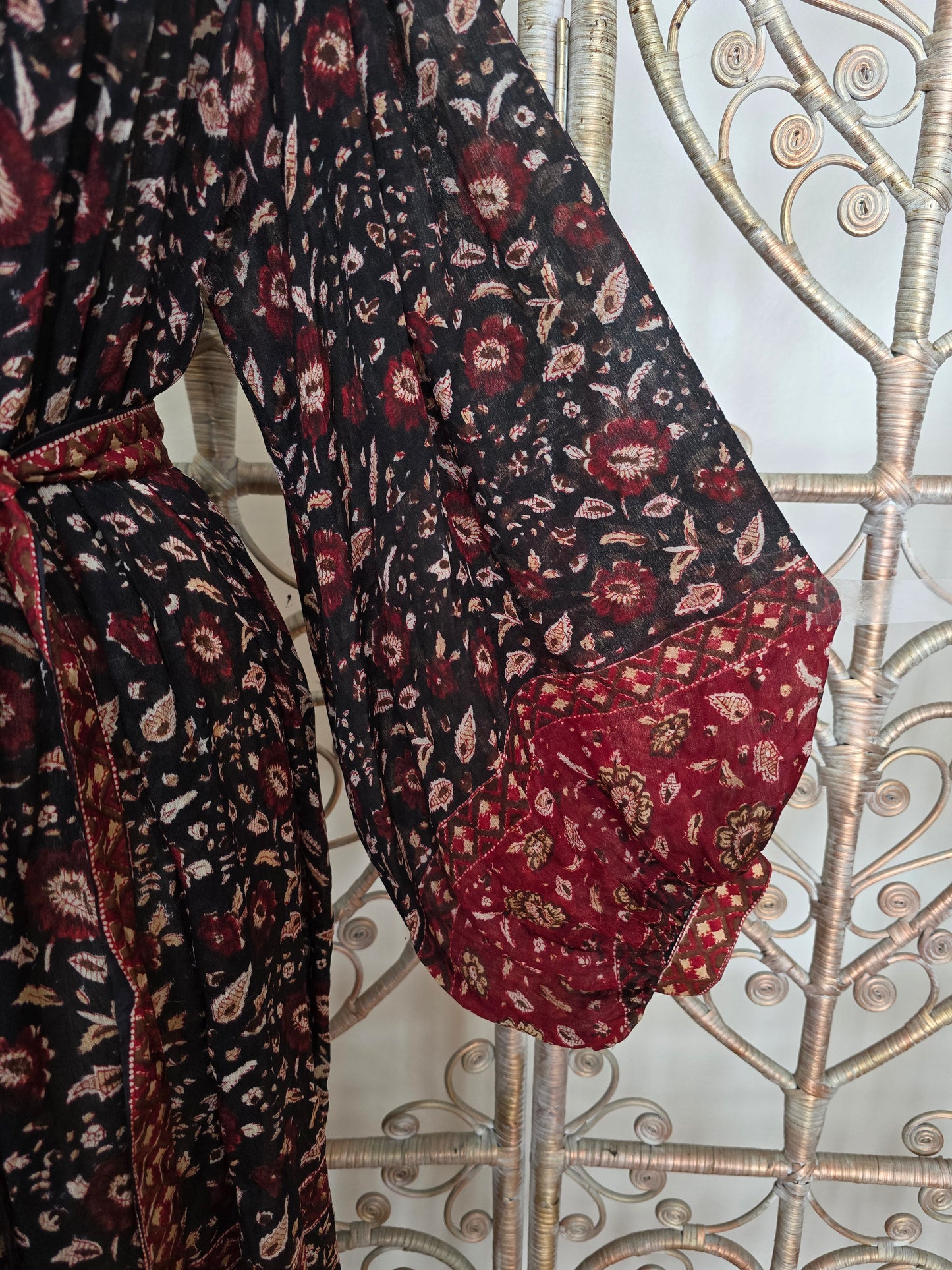 Vintage Ritu kumar for Monsoon silk Indian dress