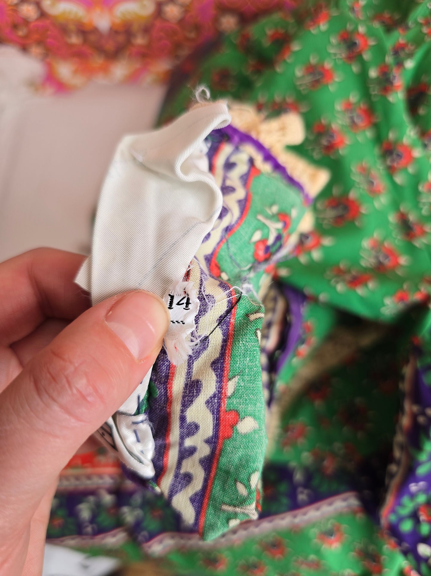 Vintage 70s Samuel Sherman maxi dress