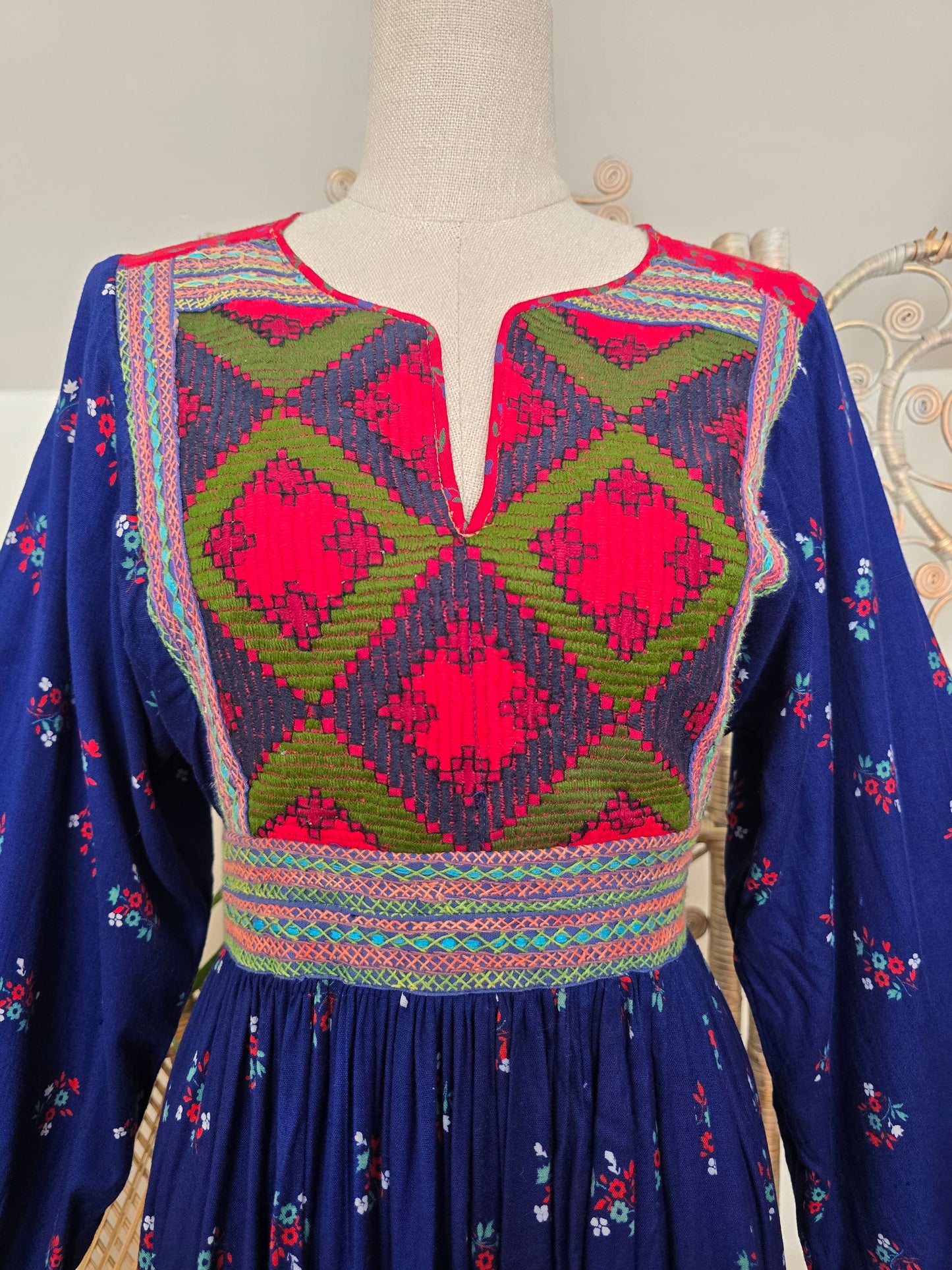 Vintage Janet Wood Monsoon Afghan dress