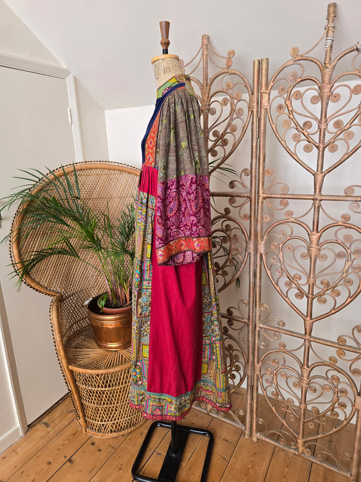 Vintage patchwork dress