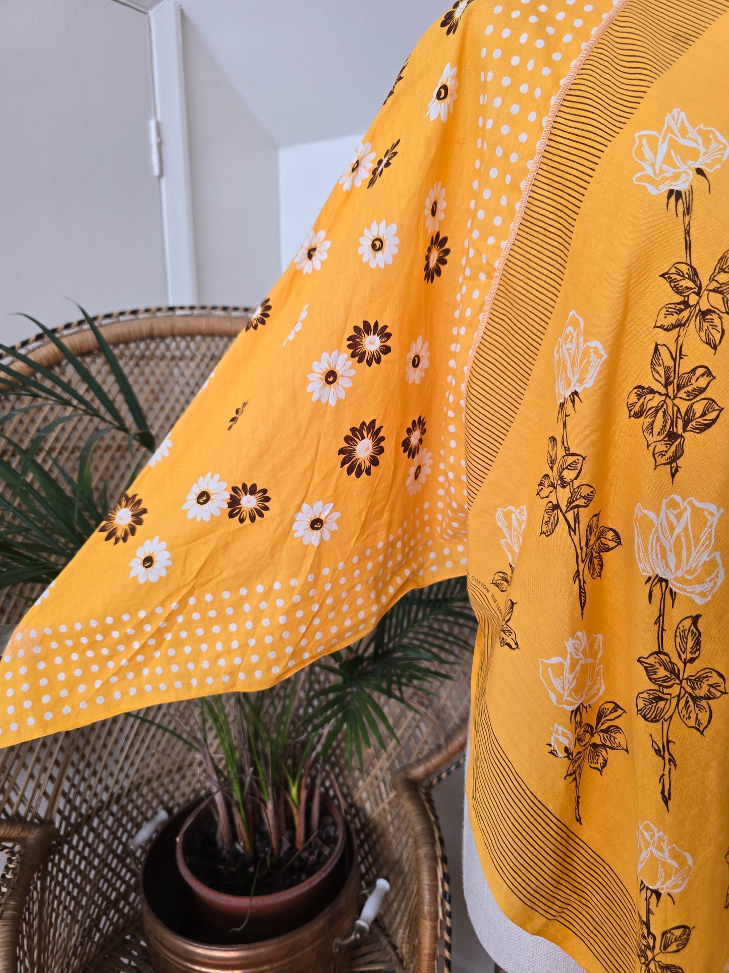 Vintage style handkerchief blouse tunic