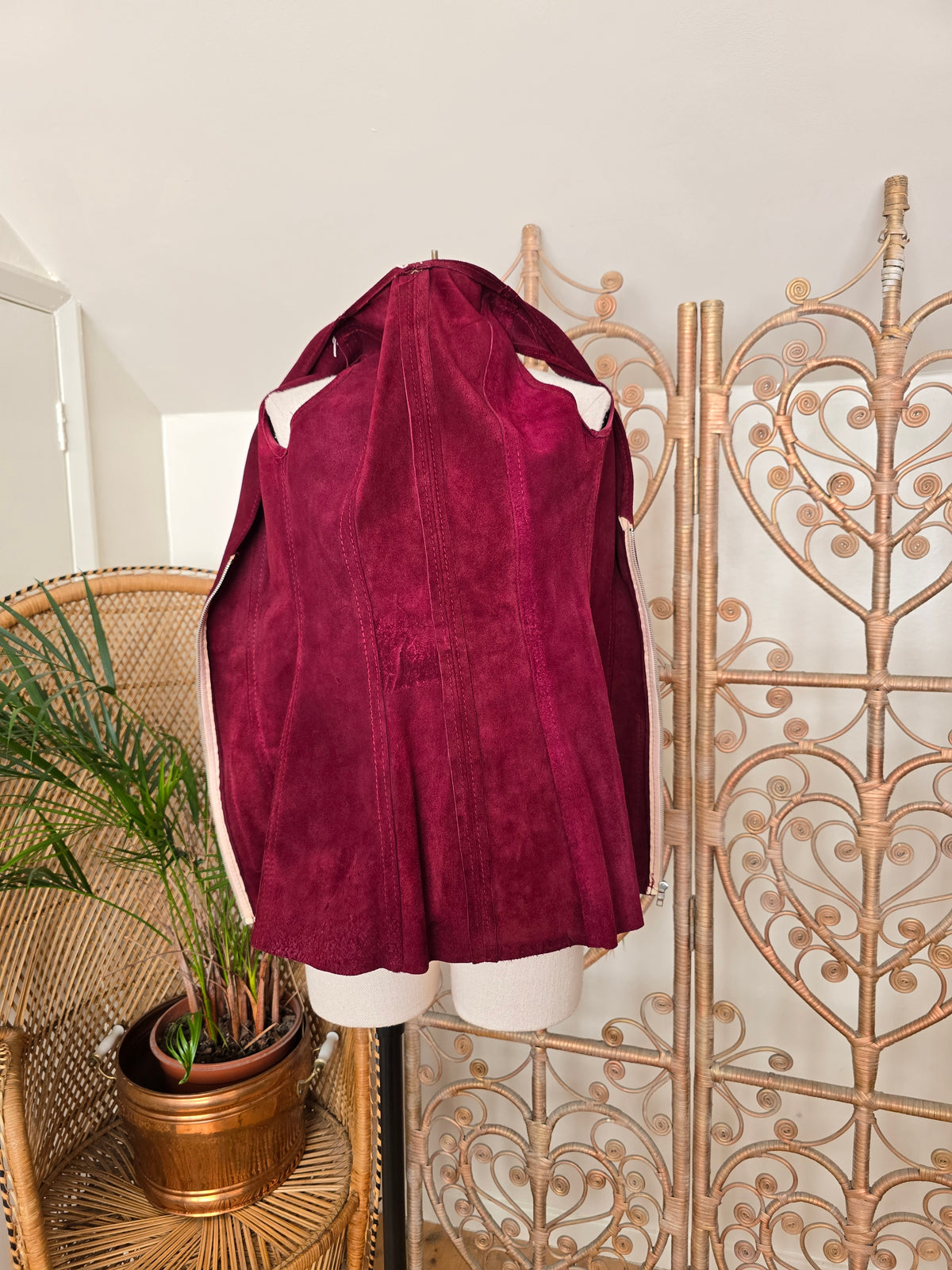 Vintage suede tunic
