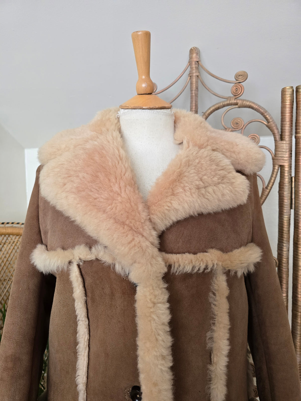 Vintage Baily's of Glastonbury  Sheepskin 70s coat