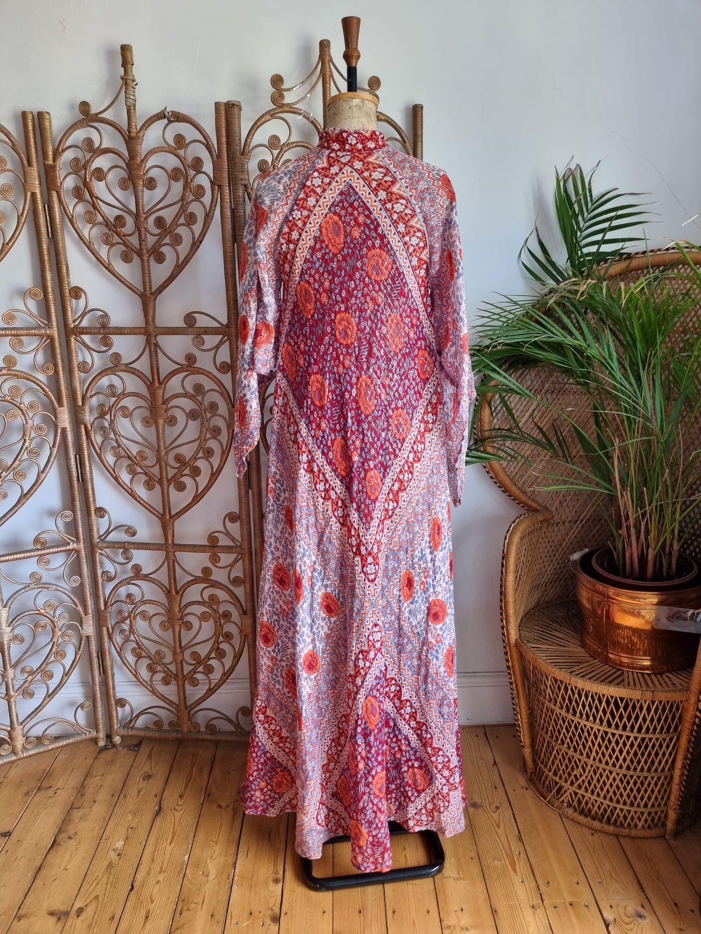 Vintage Adini Indian kaftan dress