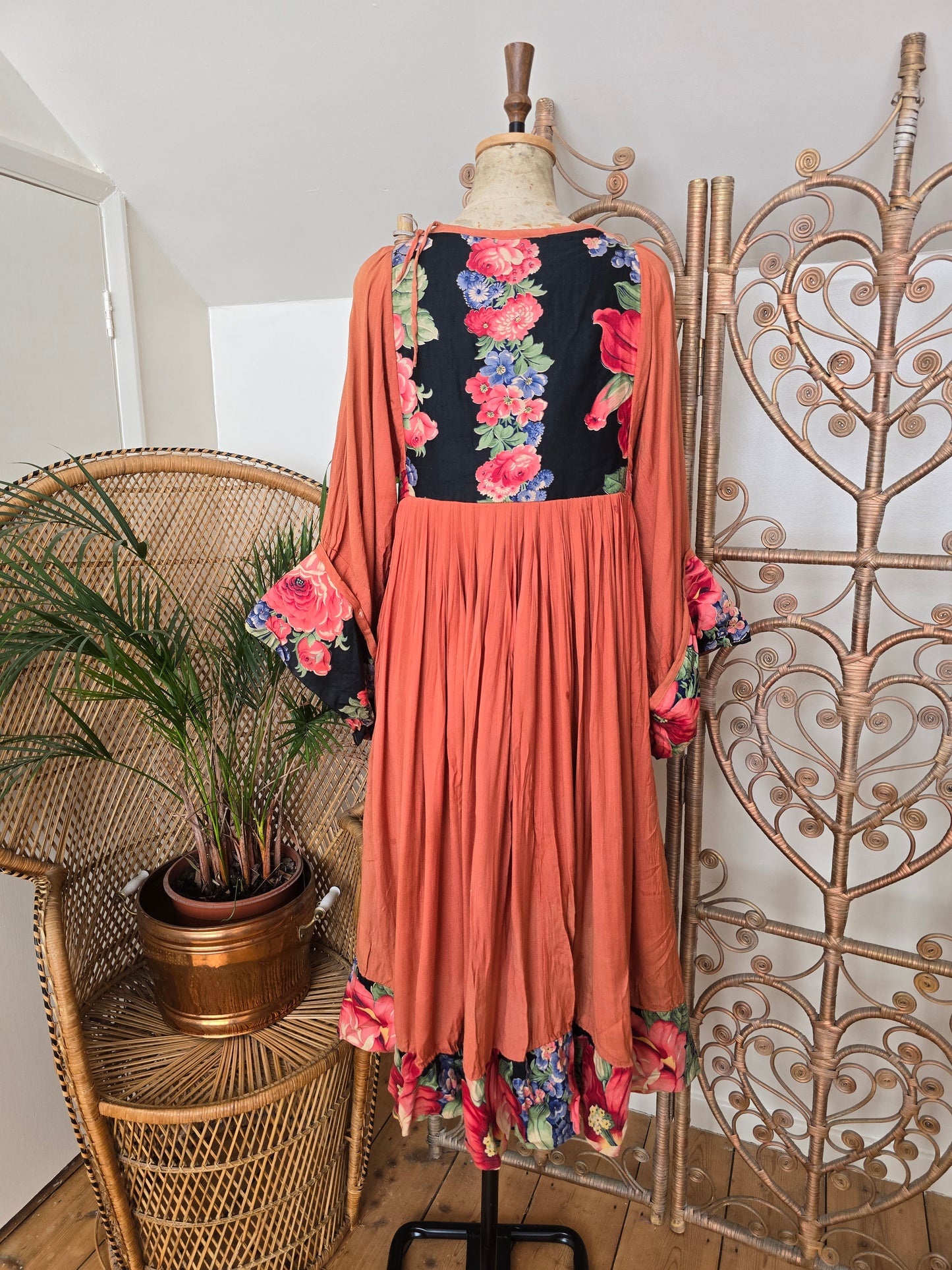Vintage embroidered Afghan dress