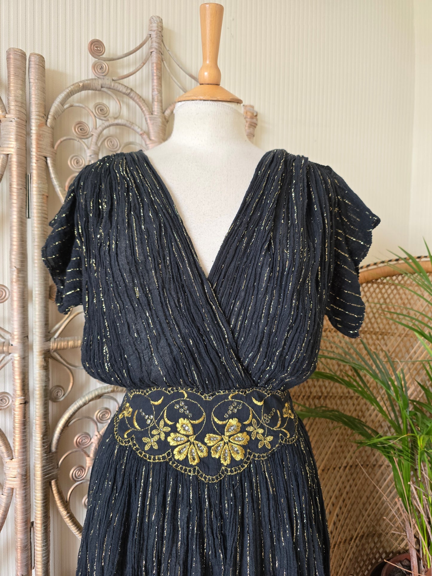 Vintage greek smock dress