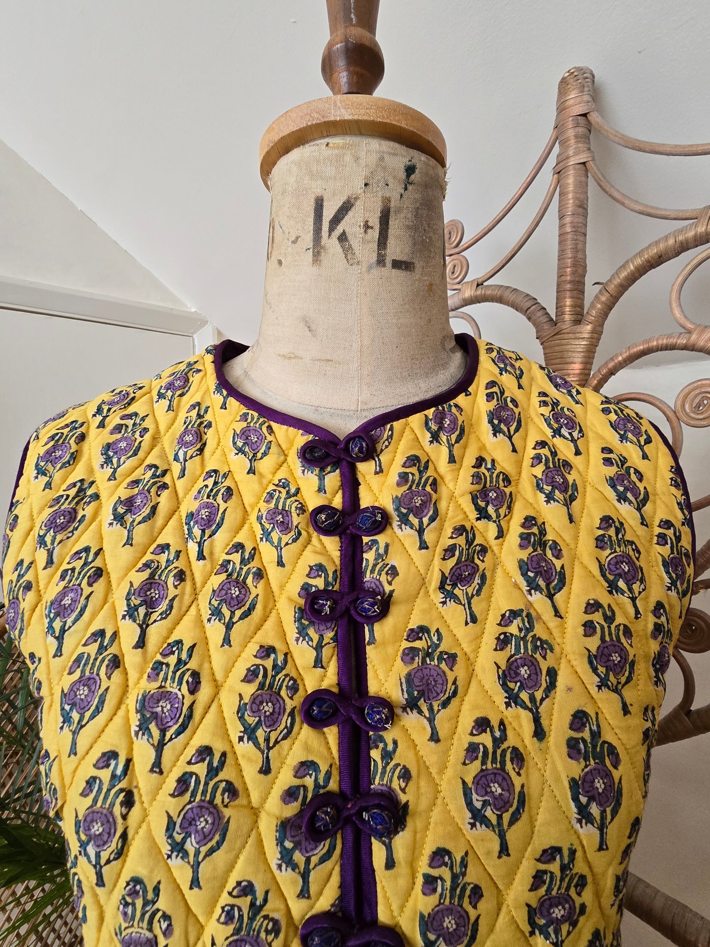 Vintage Anokhi indian waistcoat