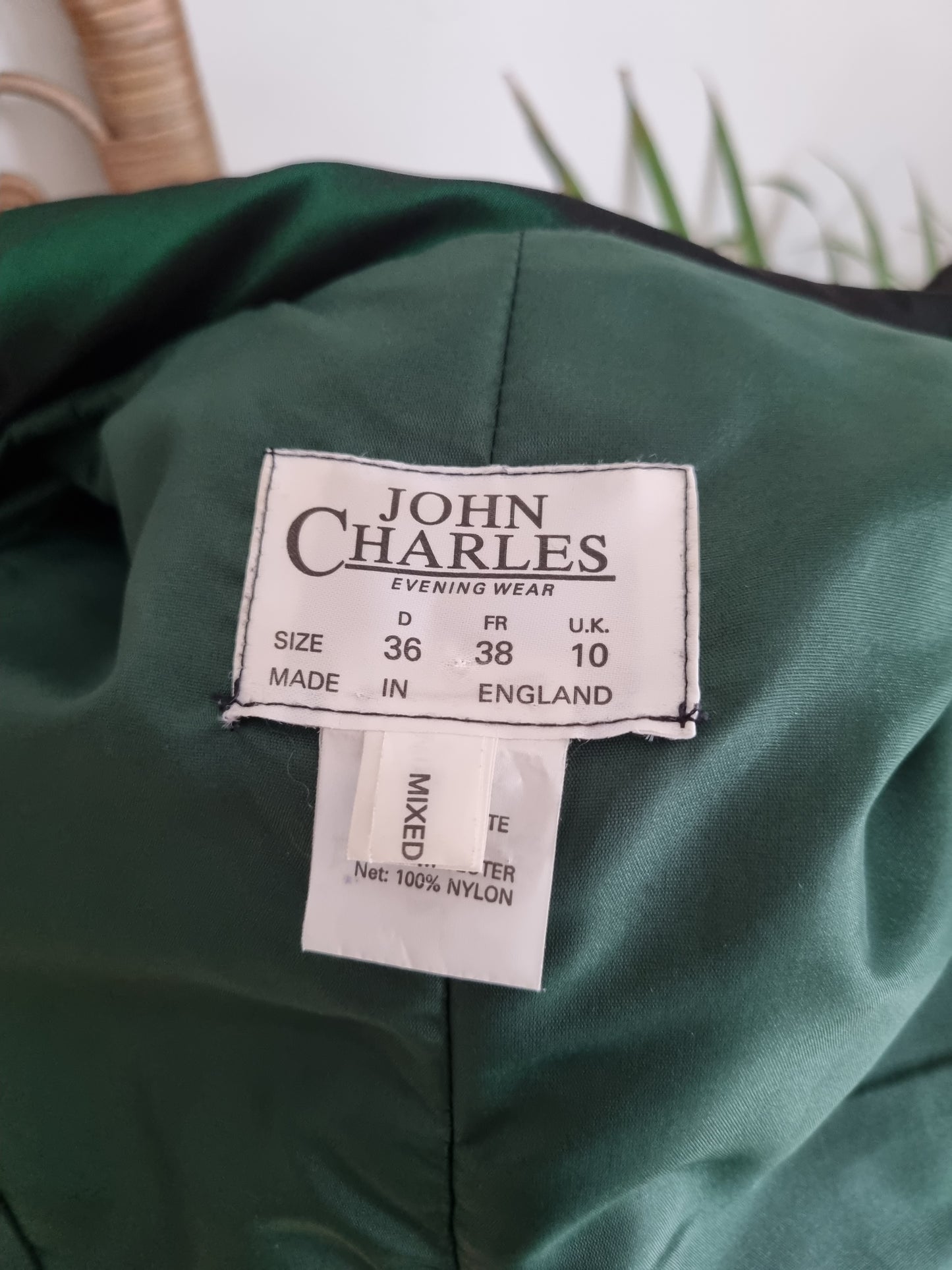 Vintage John Charles velvet jacket S