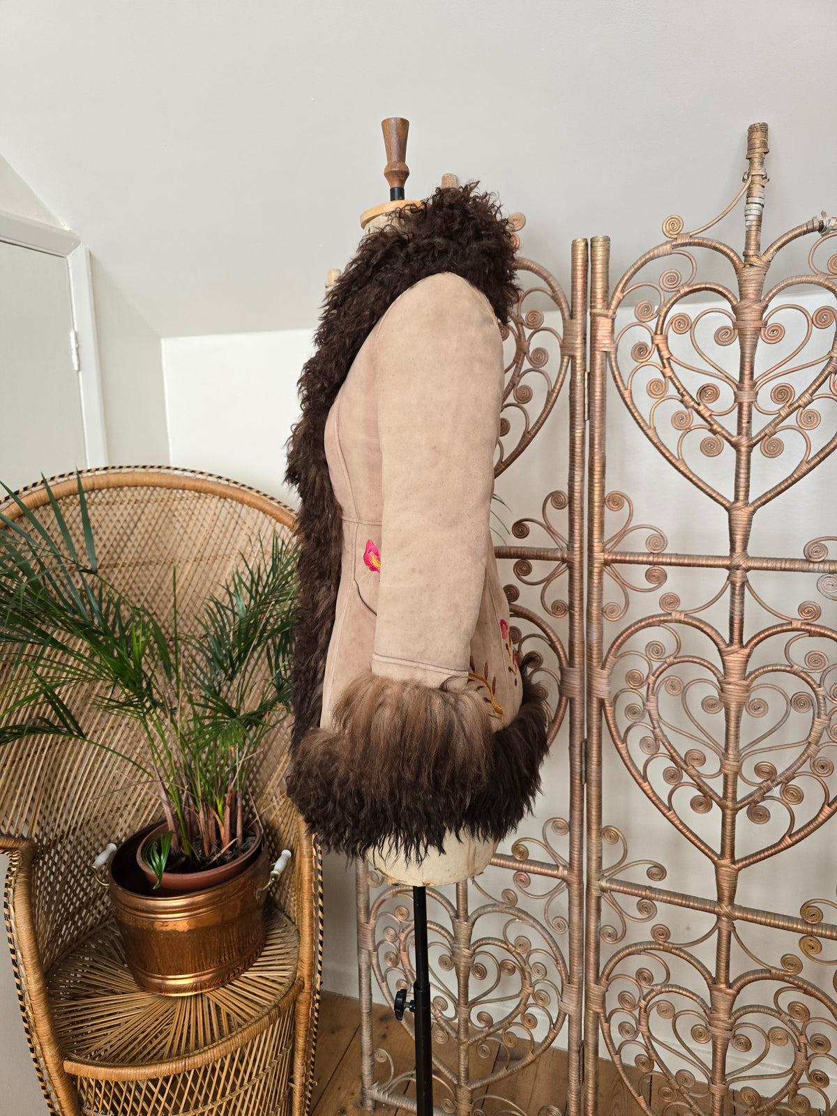 Vintage embroidered coat