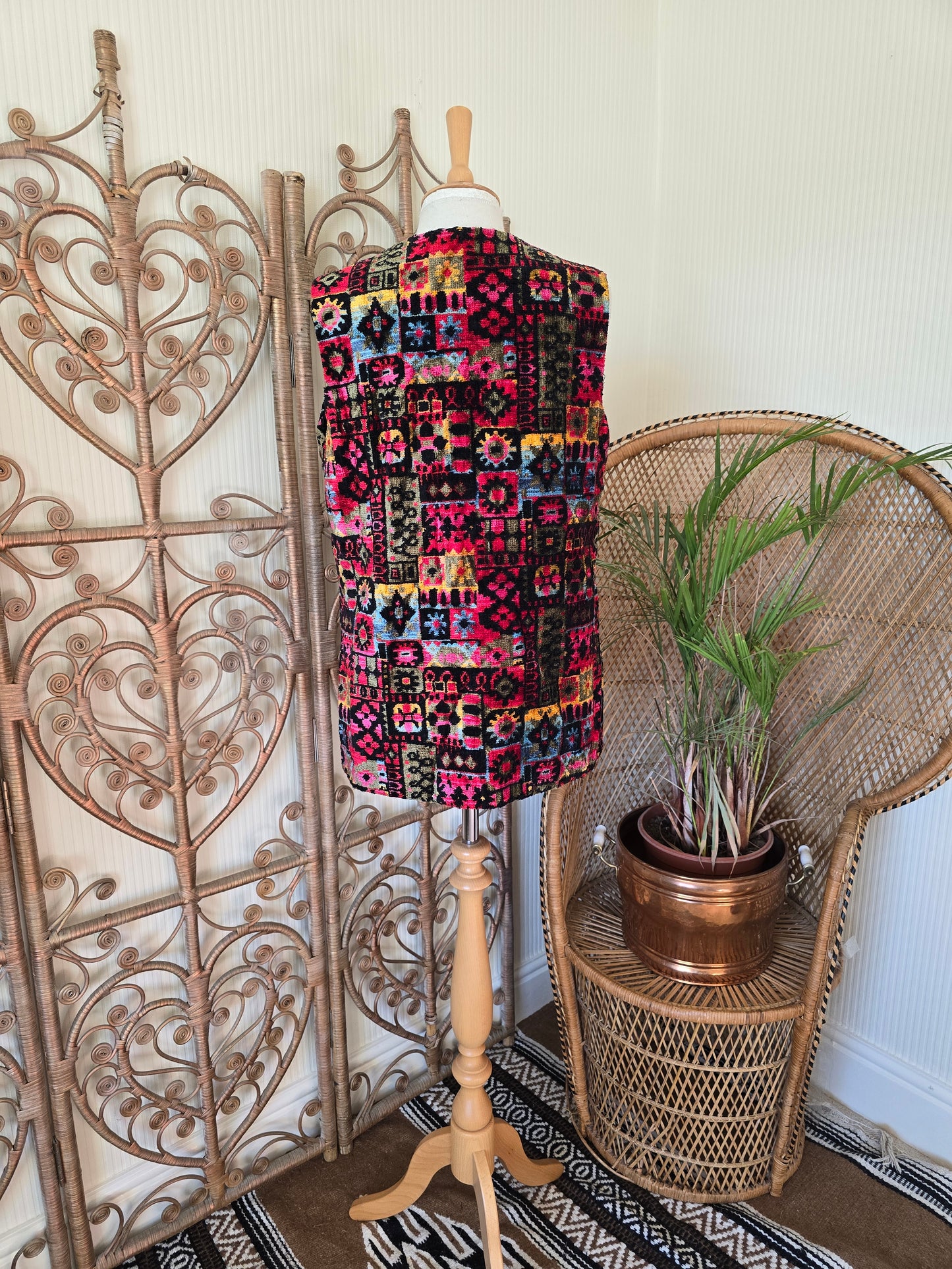 Vintage carpet waistcoat