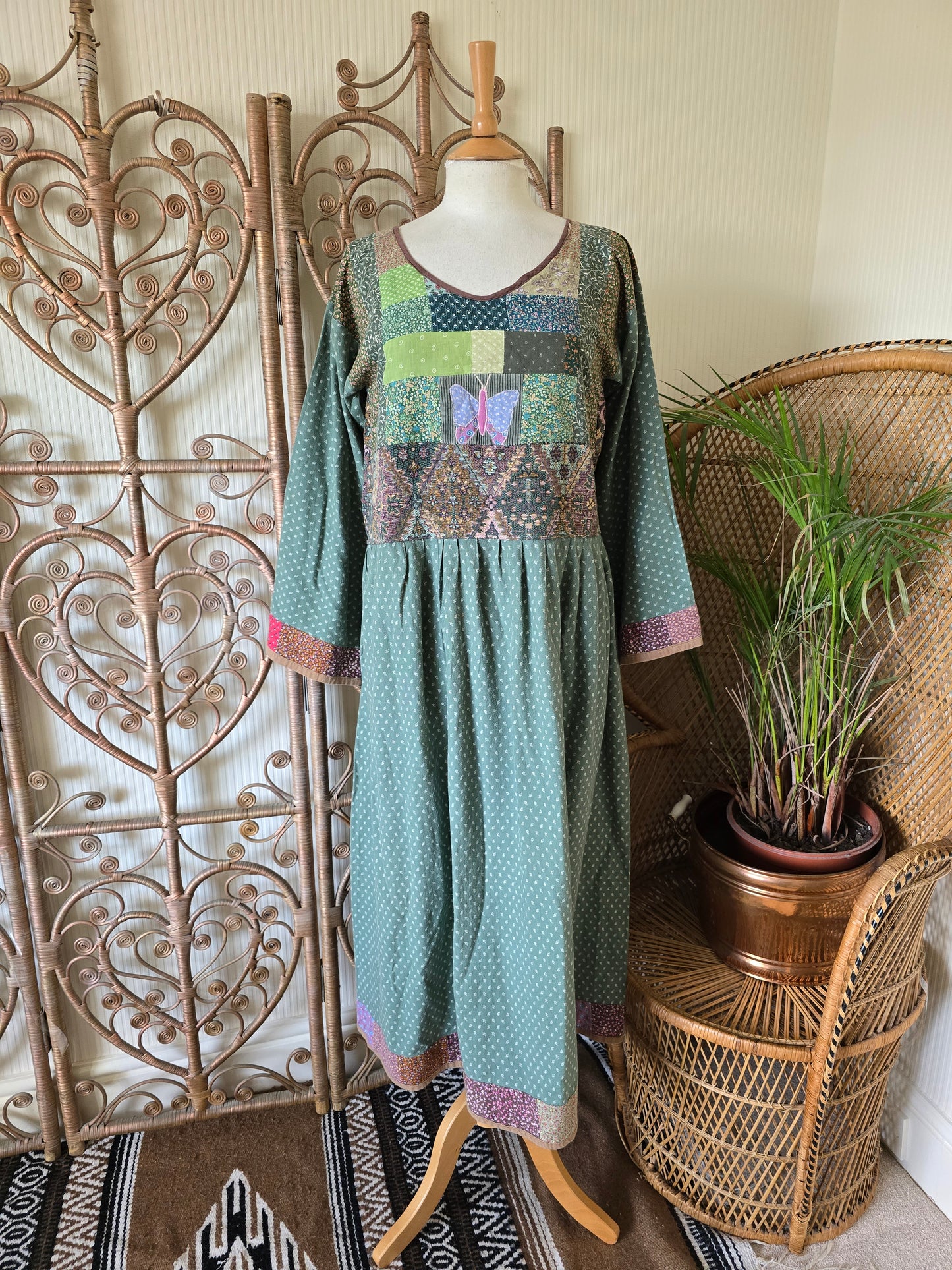 Vintage patchwork dress