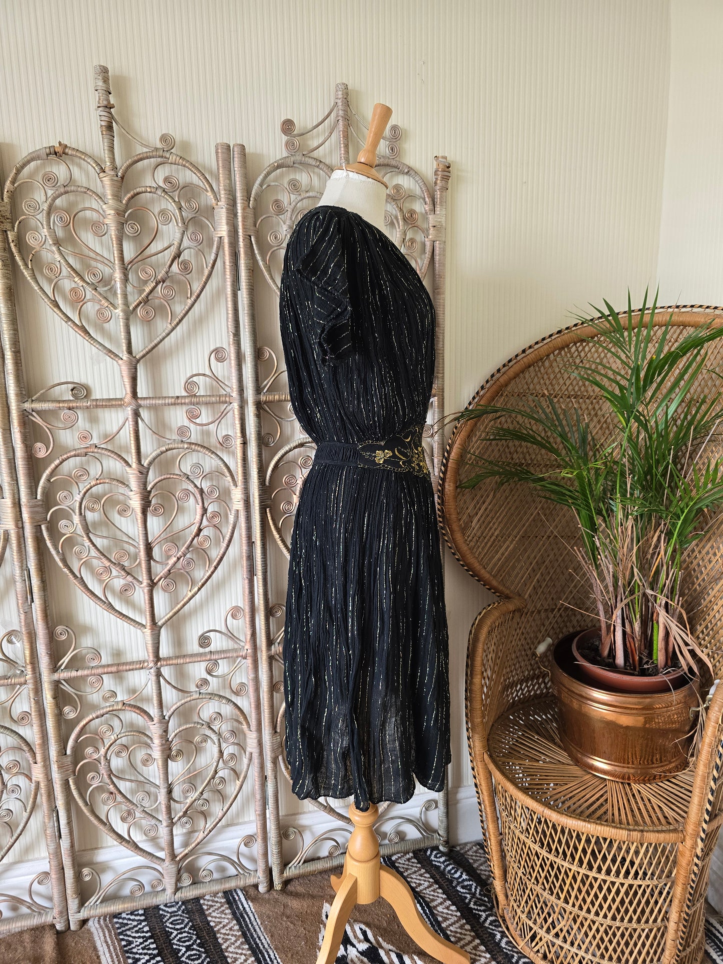 Vintage greek smock dress