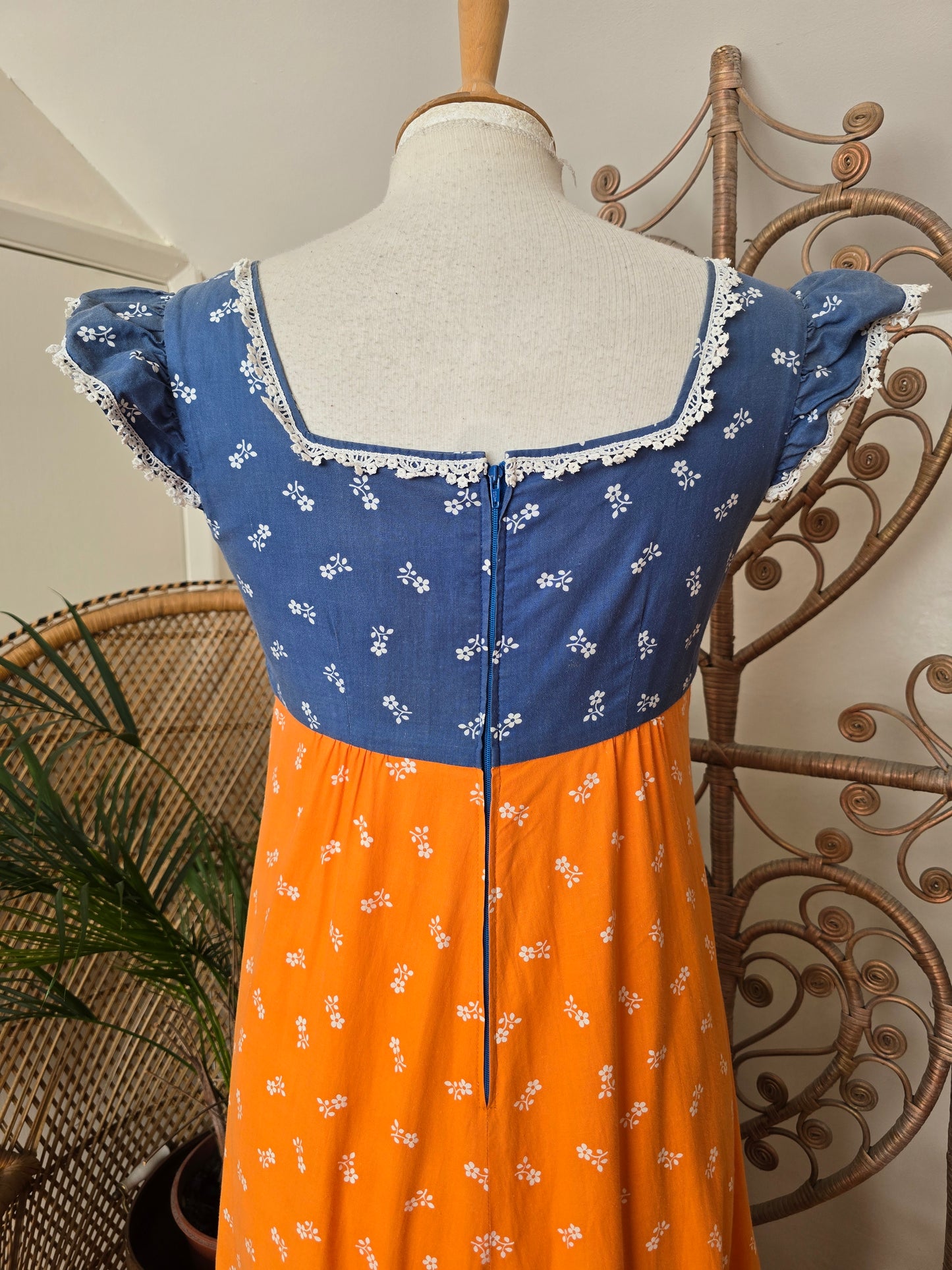 Vintage 70s maxi dress