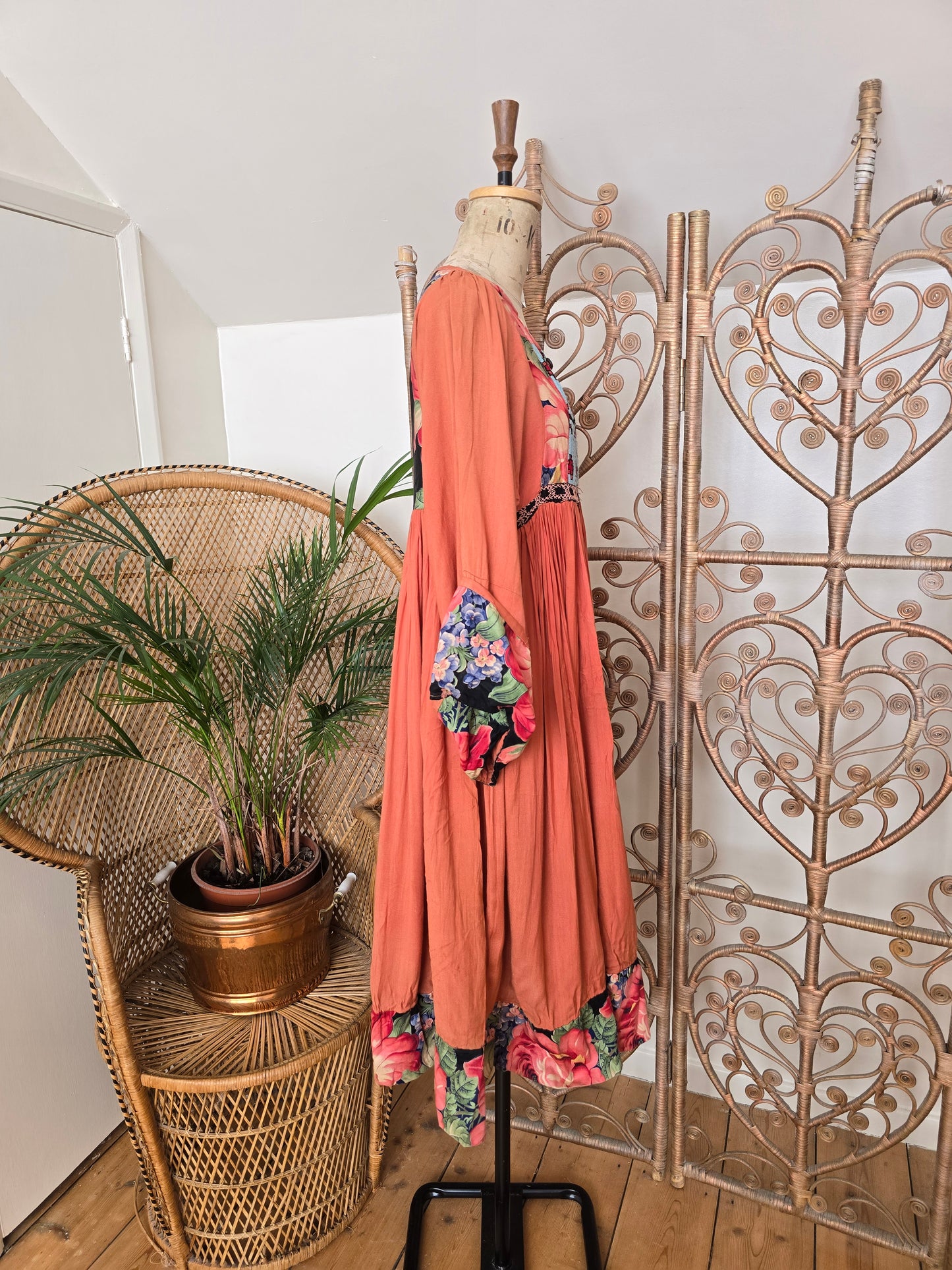 Vintage embroidered Afghan dress