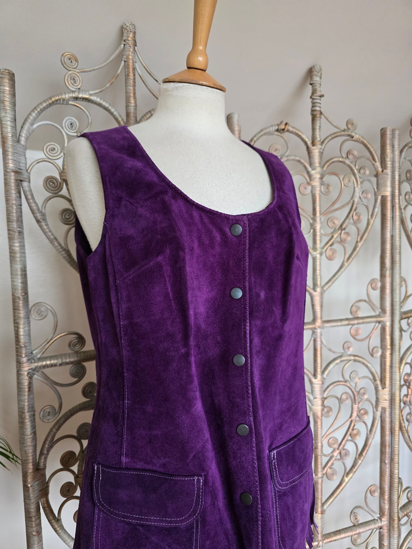 Vintage suede tunic