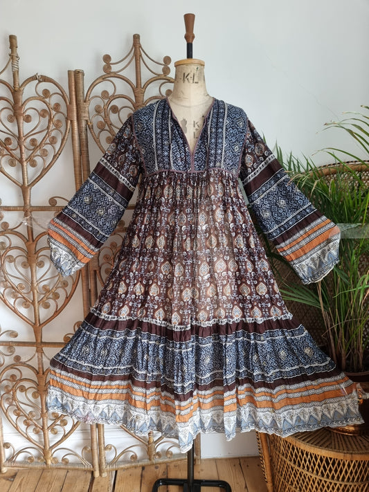 Vintage Adini Indian 70s dress