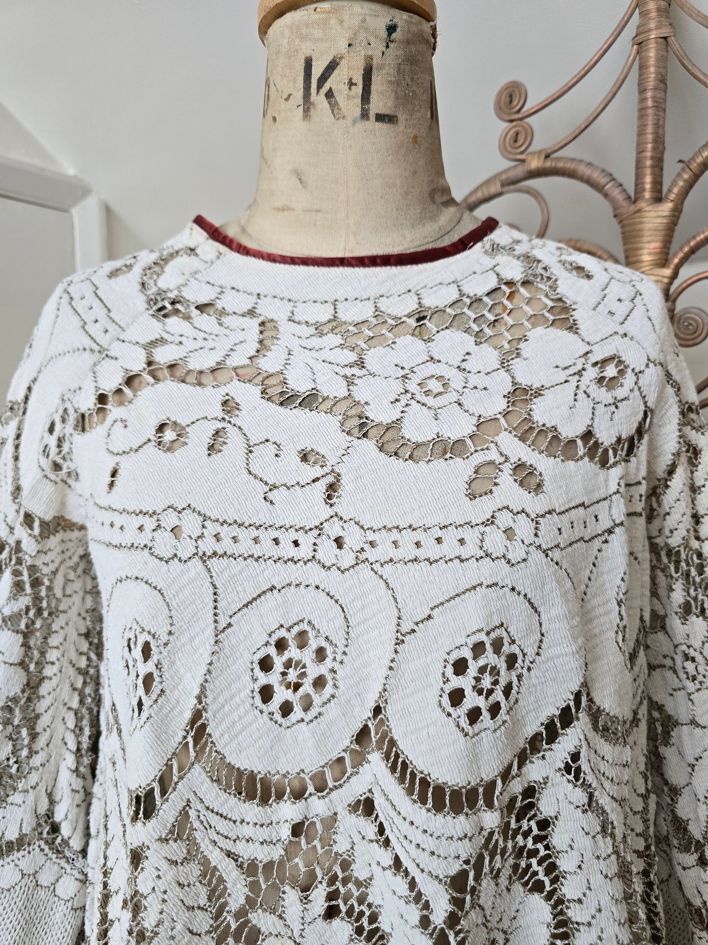 Vintage lace tunic