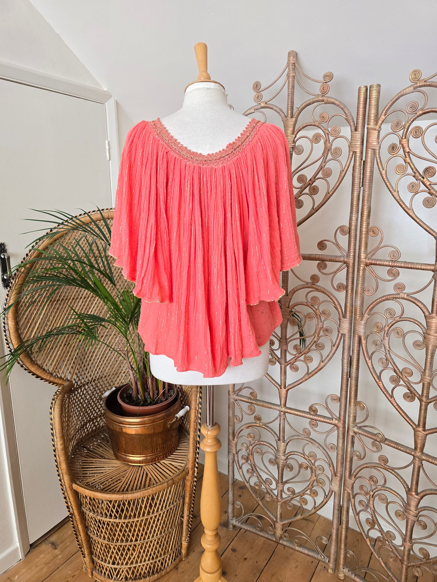 Vintage smock blouse