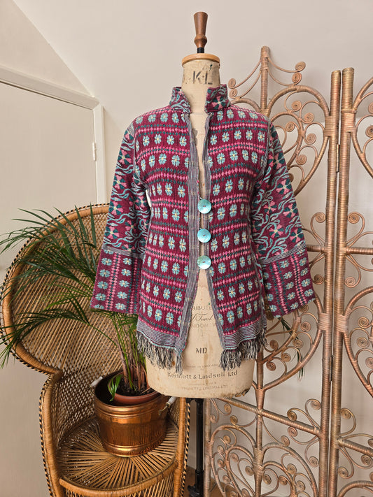 Vintage Tapestry Indian jacket