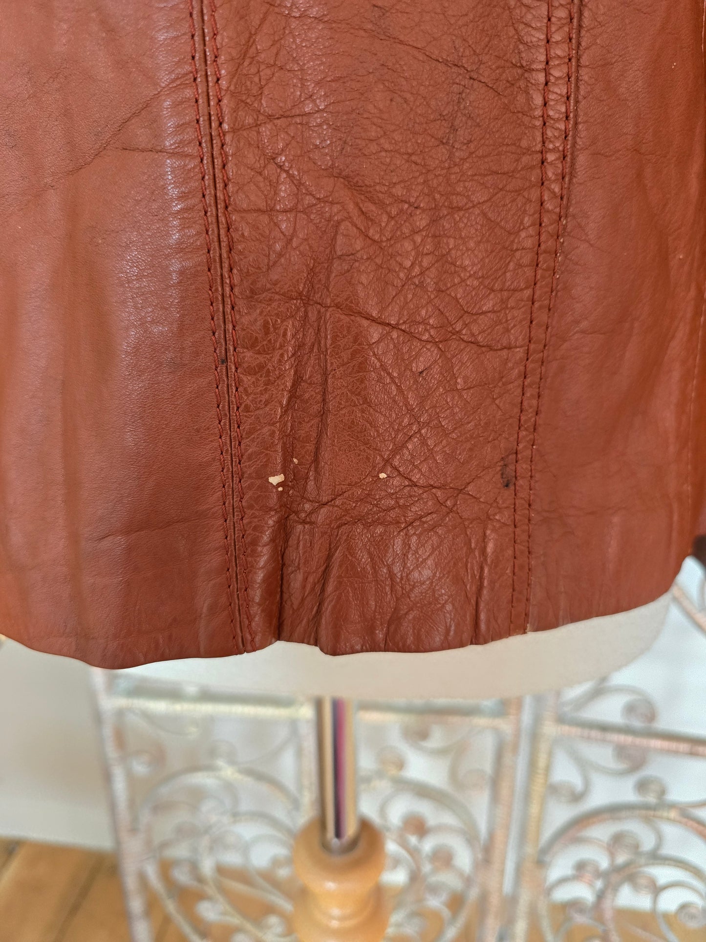 Vintage 60s leather jacket unisex