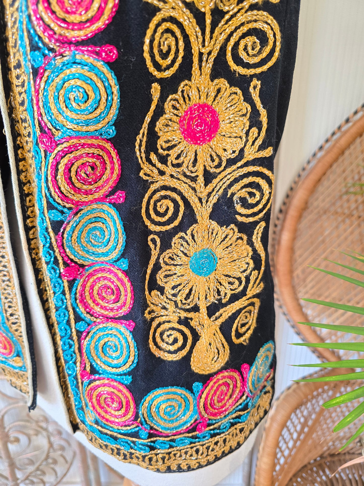 Vintage embroidered waistcoat