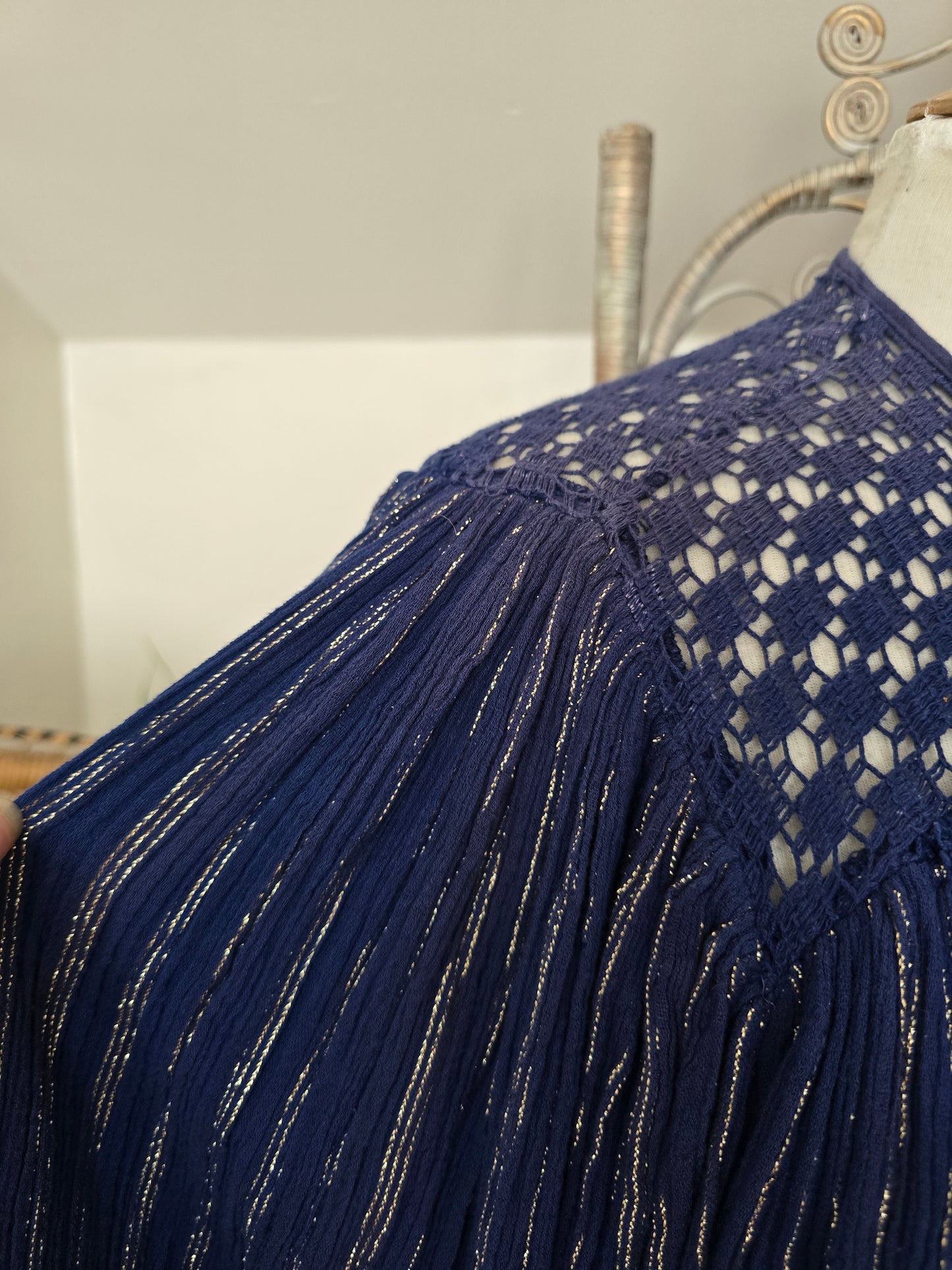 Vintage Max Morgan cheesecloth jacket