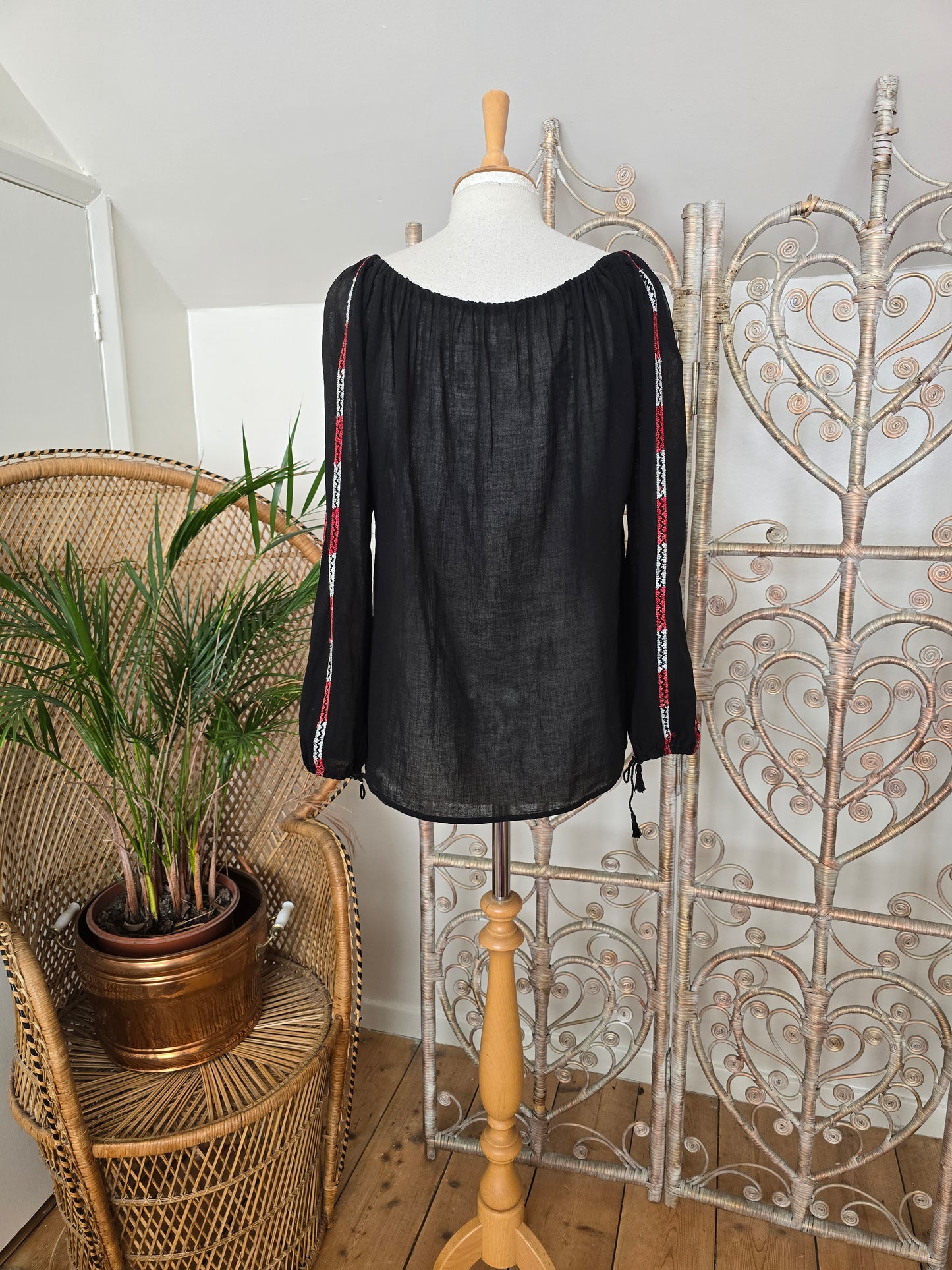 Vintage embroidered blouse